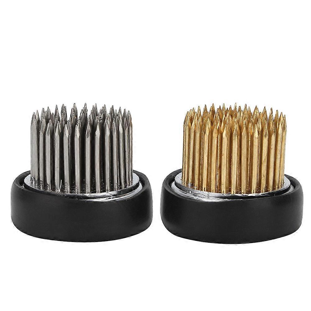 2 Stück Kenzan Blumenbindewerkzeuge Aus Kupferbeschichtetem Edelstahl, Runde Form, Blumenbindewerkzeug, Kompositionszubehör