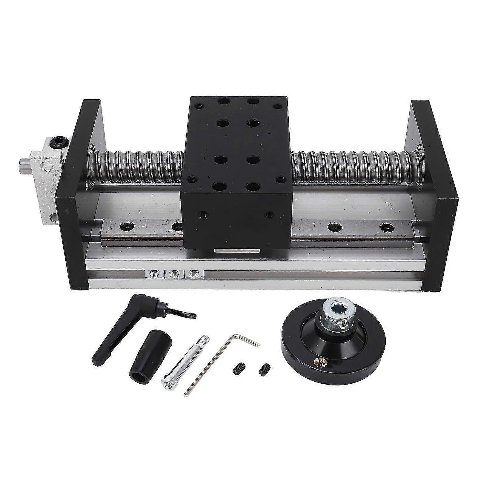 Linearantrieb Mit Manuellem Handrad, 100 Mm Hub, Xyz-achse, Cnc-schlitten, Präzisionsschlitten Für Motorisierte Bodenbearbeitung