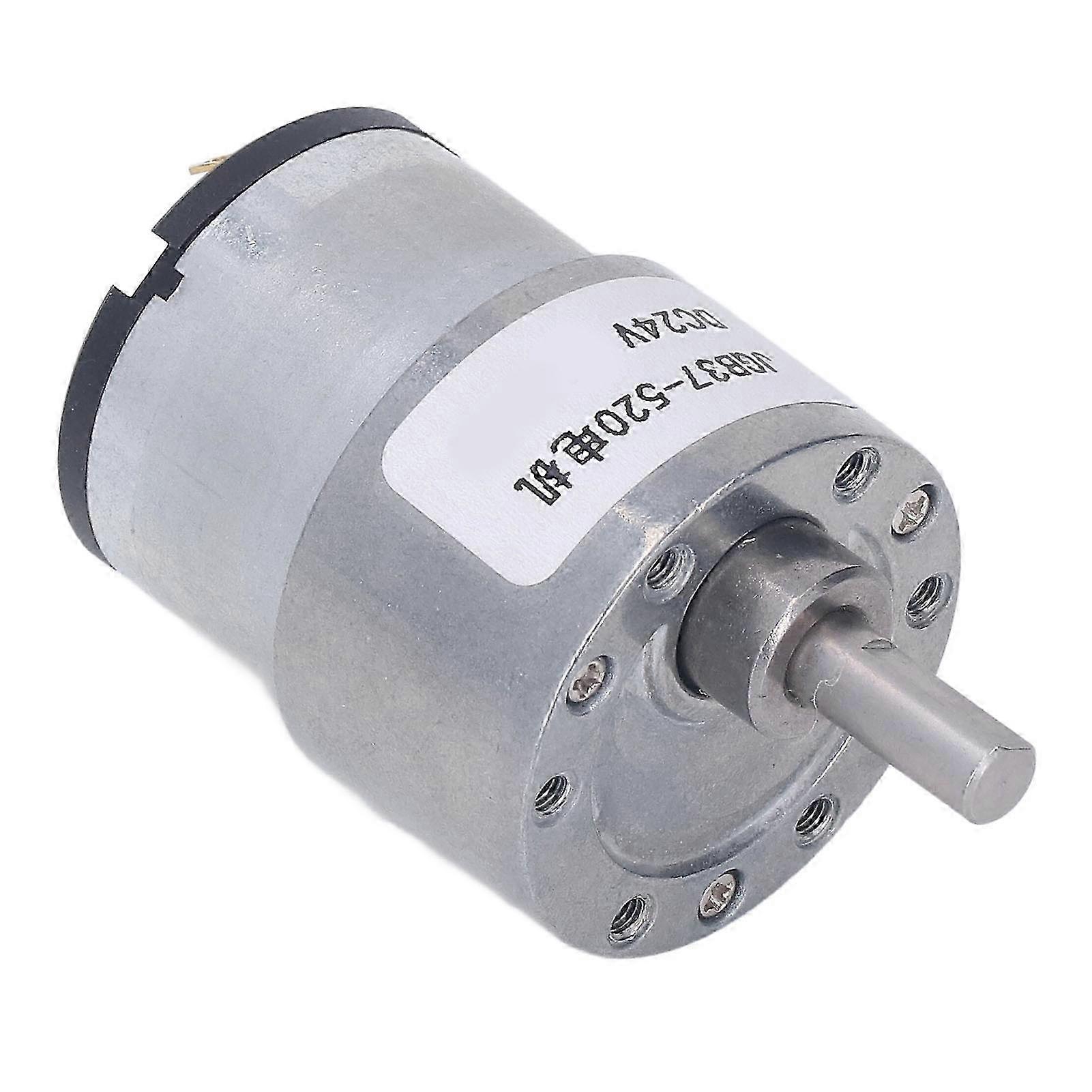 24v 320rpm Schneckengetriebemotor, Gehäuse Aus Aluminiumlegierung, Spule Aus Messing, Reversibel, Reibungsarm, Rostbeständig, Für Industrielle Anwendungen.
