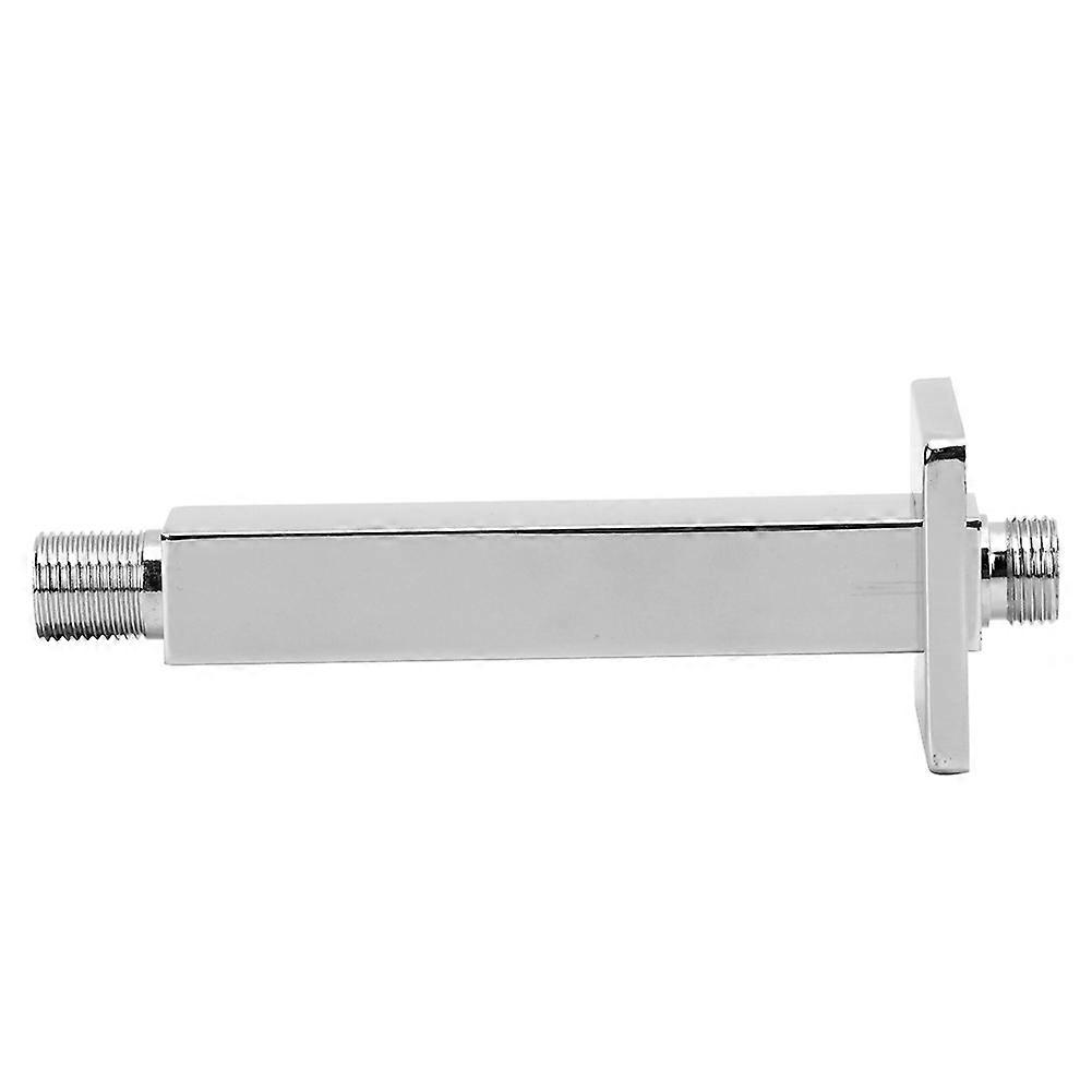 G1/2 Gewinde-duschstange Zur Wandmontage, Edelstahlrohr, Badezimmerzubehör, Schwenkbarer Duscharm, Chrom-finish, Standardlänge, Montagesatz Inklusive.