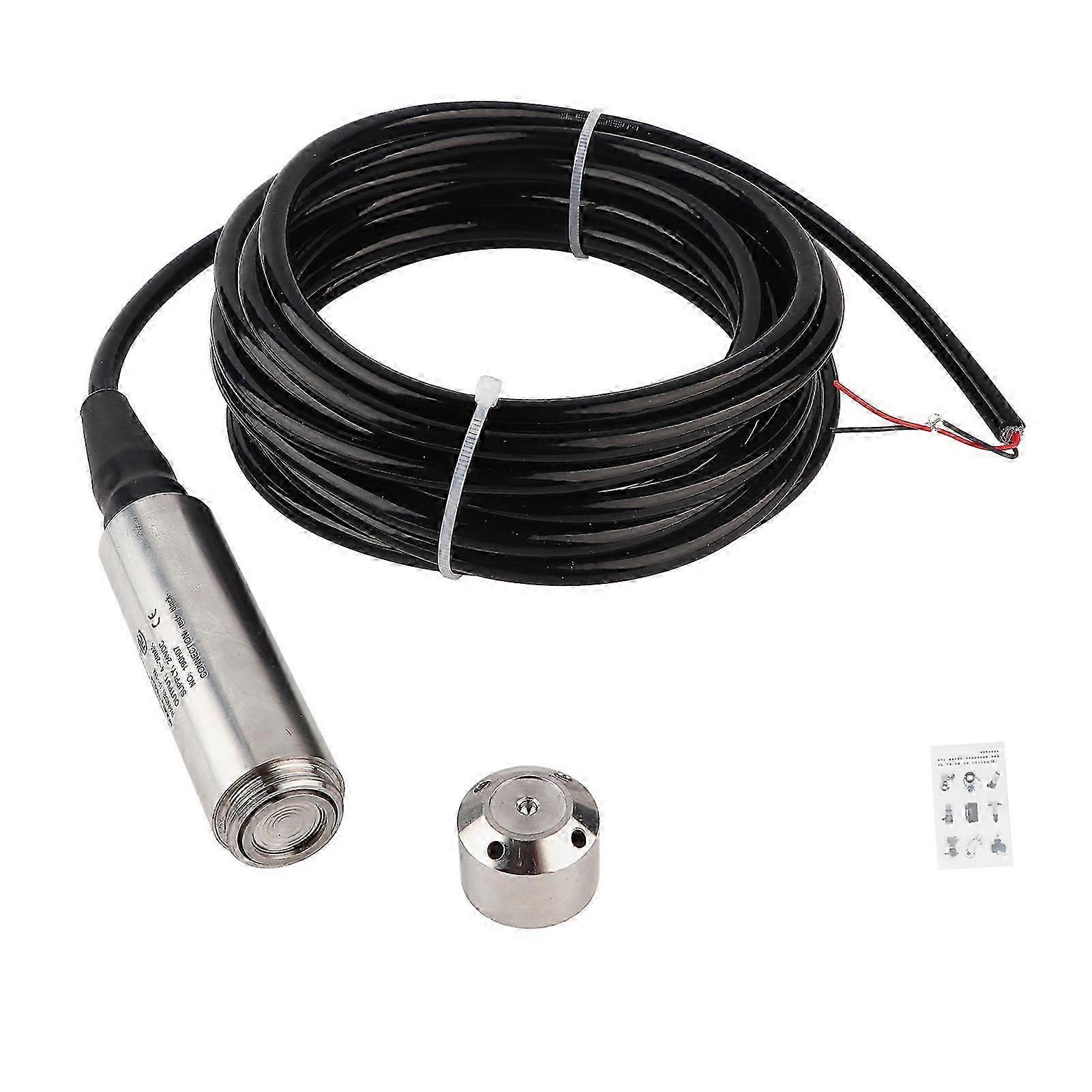 Yb2jf Wasserstandssensor, Tiefenmessumformer 0-10m, 4-20ma Ausgang, 5m Kabel, 12-32vdc Stromversorgung, Tauchflüssigkeitsdetektor, Zuverlässige Genauigkeit Für Tanks Und Brunnen.