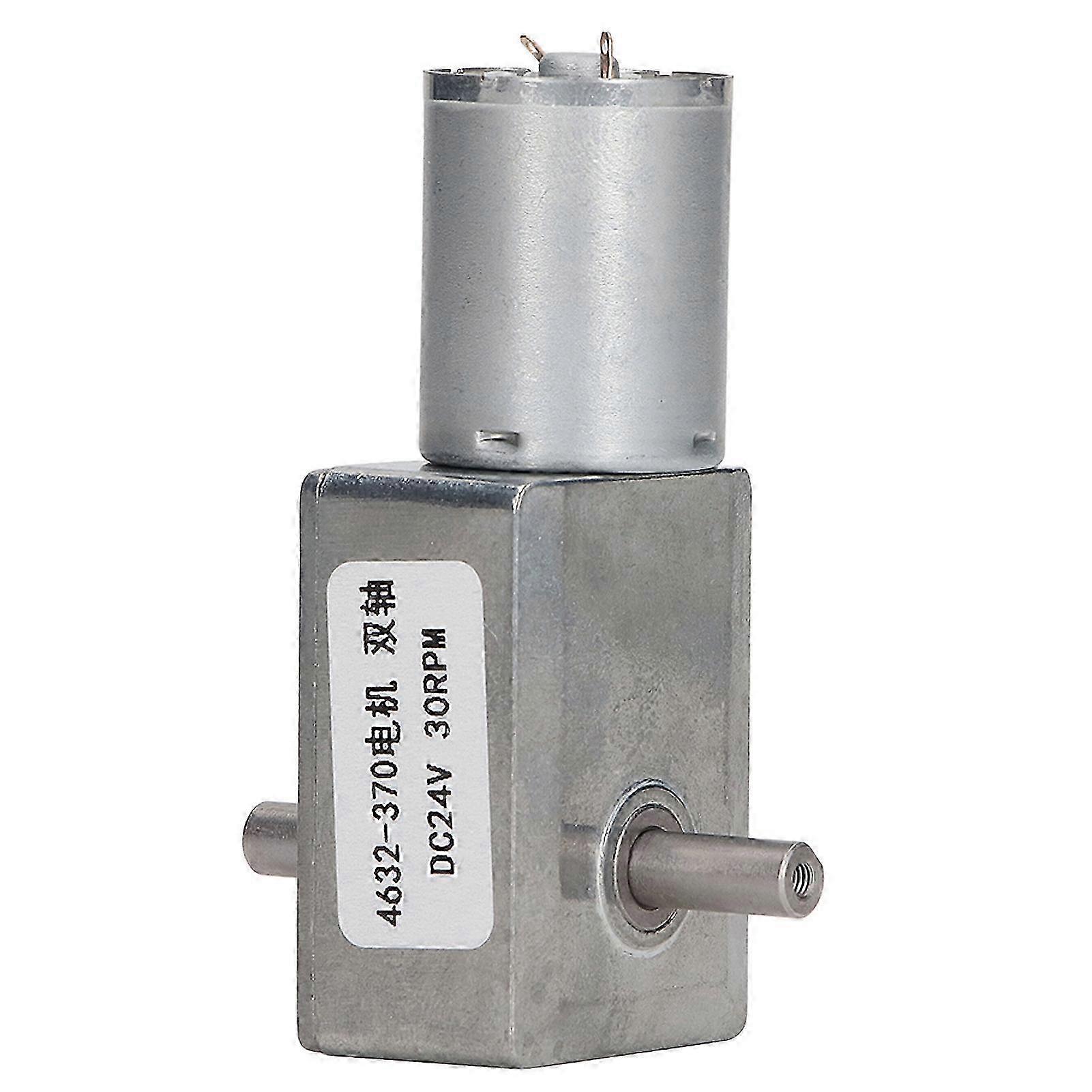 24v 30rpm Gleichstrom-getriebemotor, Schneckengetriebe, Leicht Und Präzise Für Türöffnung, Zuverlässiger Elektromotor