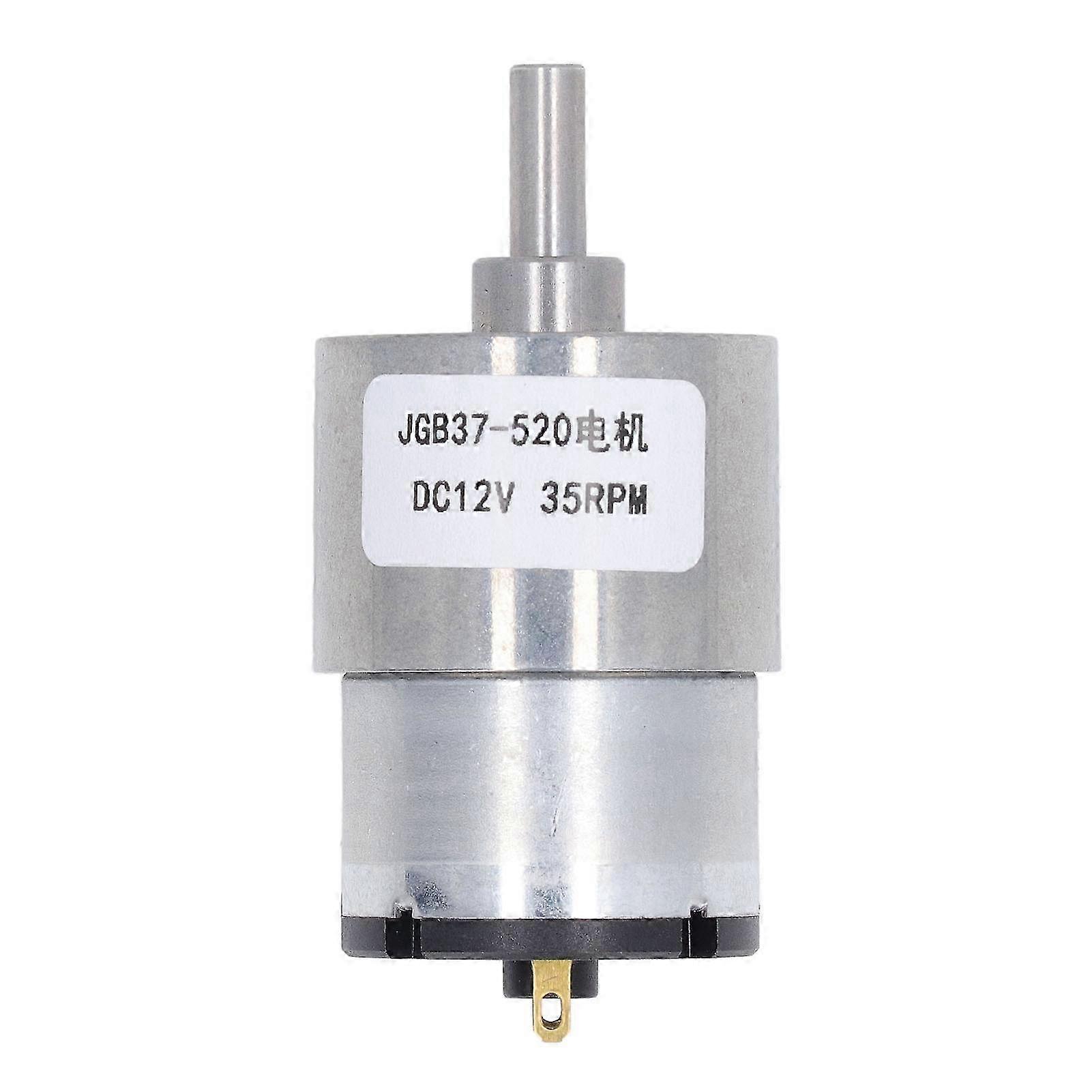 12v Gleichstrom-getriebemotor 35 U/min, Selbsthemmendes Schneckengetriebe, Bidirektionale Drehung, Niedrige Drehzahl, Hohes Drehmoment, Für Industrielle Anwendungen Und Automatisierung.