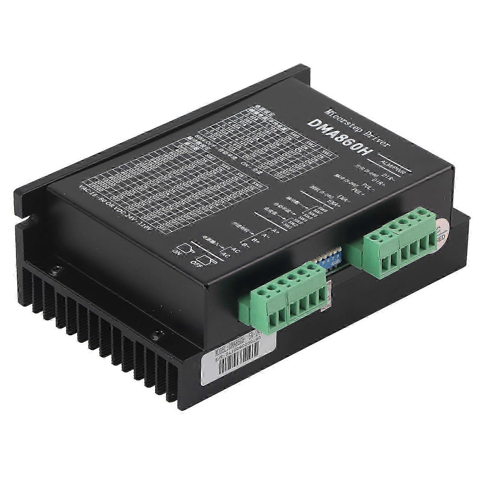 Dma860h 32-bit Digitaler Cnc-schrittmotortreiber, Ultraleise, 2,4-7,2 A, 18-80 V Ac, Hochpräziser Controller Für Fräs- Und Graviermaschinen.