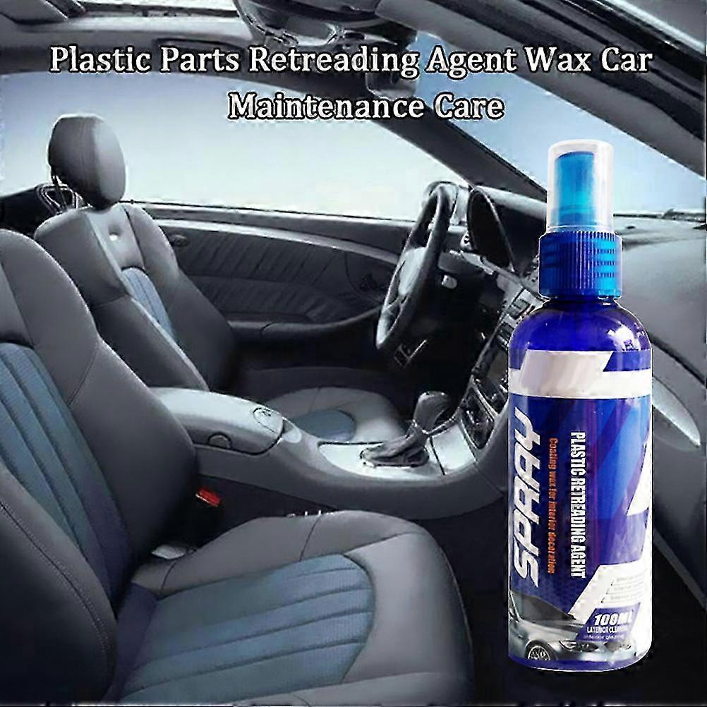 Kunststoff-restaurator 100ml, Restaurierungspaste Für Fahrzeuginnenräume, Kunststoffteile-restaurierungsmittel, Pflegelack, Schutzbeschichtung Für Armaturenbretter, Fahrzeugoberflächenpflege.