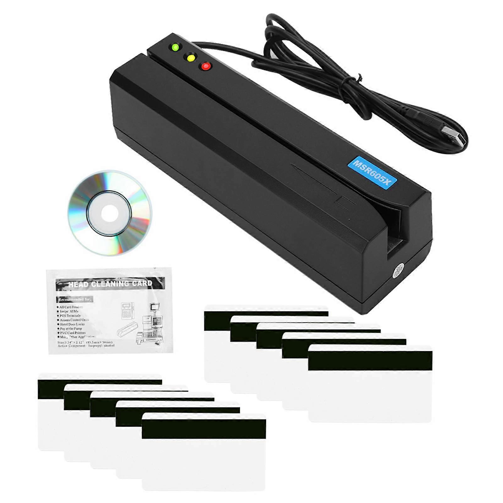 Msr605x Magnetstreifenkartenleser/-schreiber, Led-anzeige, 3 Spuren, Magnetstreifen-encoder