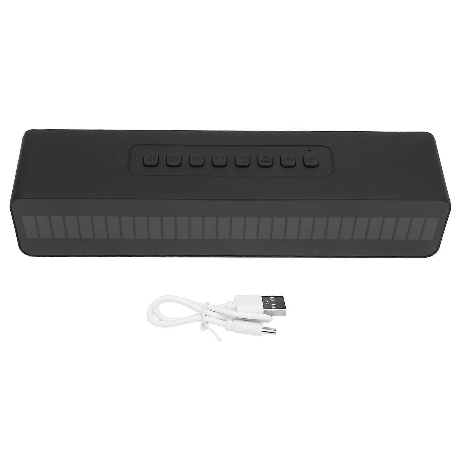 Tragbarer, Kabelloser Bluetooth 5.0-lautsprecher, Multifunktionaler Led-subwoofer Mit Großem Akku, Ideal Für Den Einsatz Zu Hause Und Im Freien