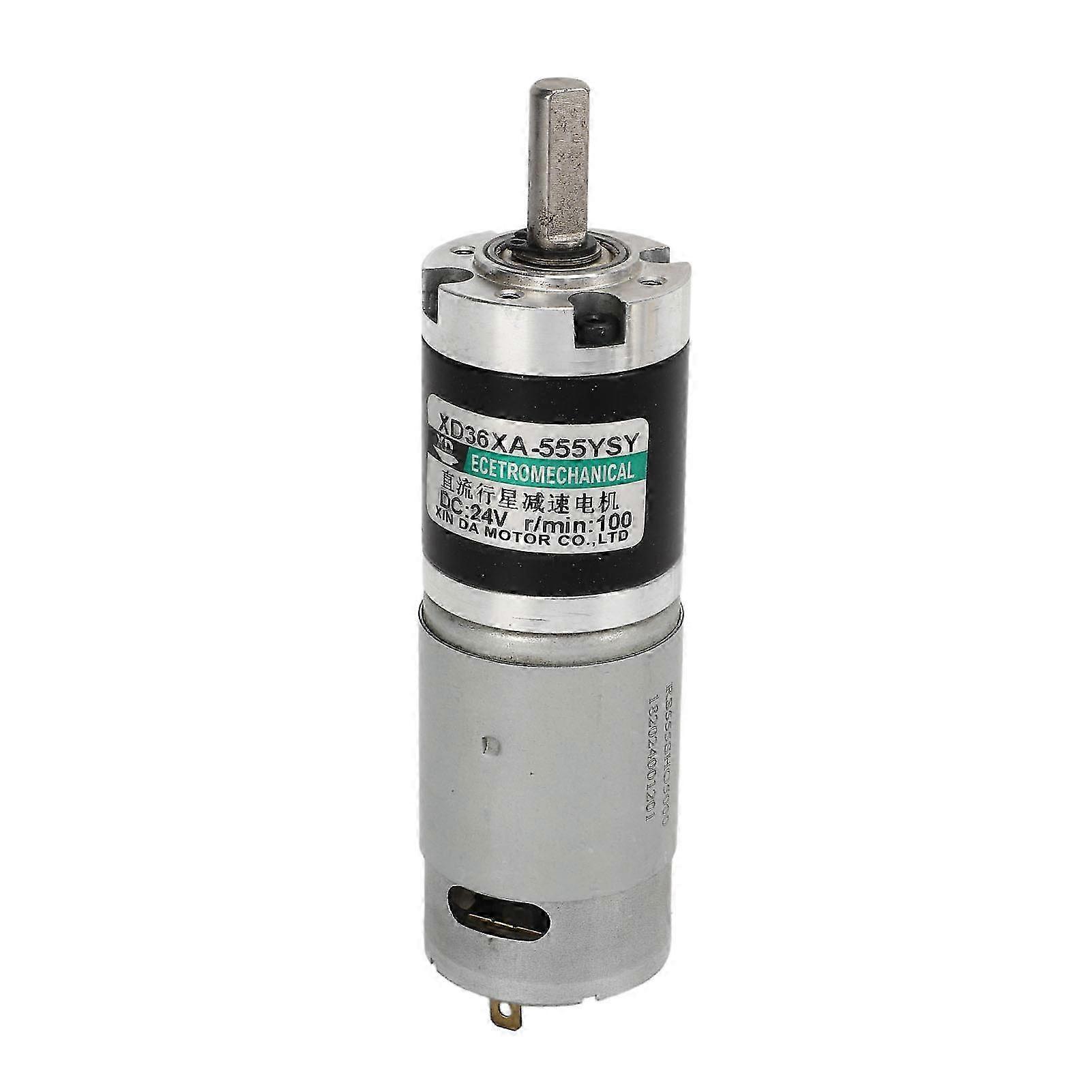 24v Gleichstrom-getriebemotor 100 U/min, Mikro-untersetzungsgetriebe Aus Reinem Kupfer, Einstellbare Niedrige Drehzahl Für Kfz-ausrüstung, Zuverlässiger Kompaktmotor.