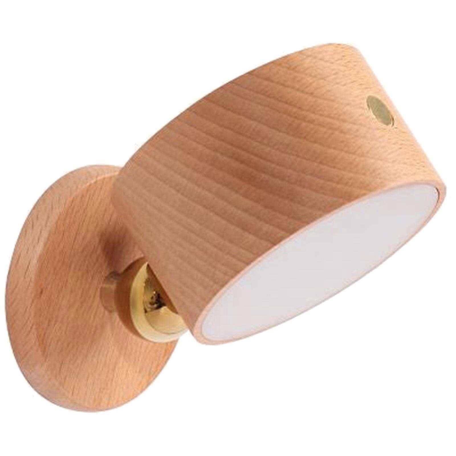 360° Drehbare Magnetische Led-wandleuchte, Wandmontierte Leselampe Mit Voller Drehfunktion, Einstellbarer Akzentbeleuchtung, Modernes Design, Kabellos, Ideal Für Nachttisch Und Wohnzimmer.