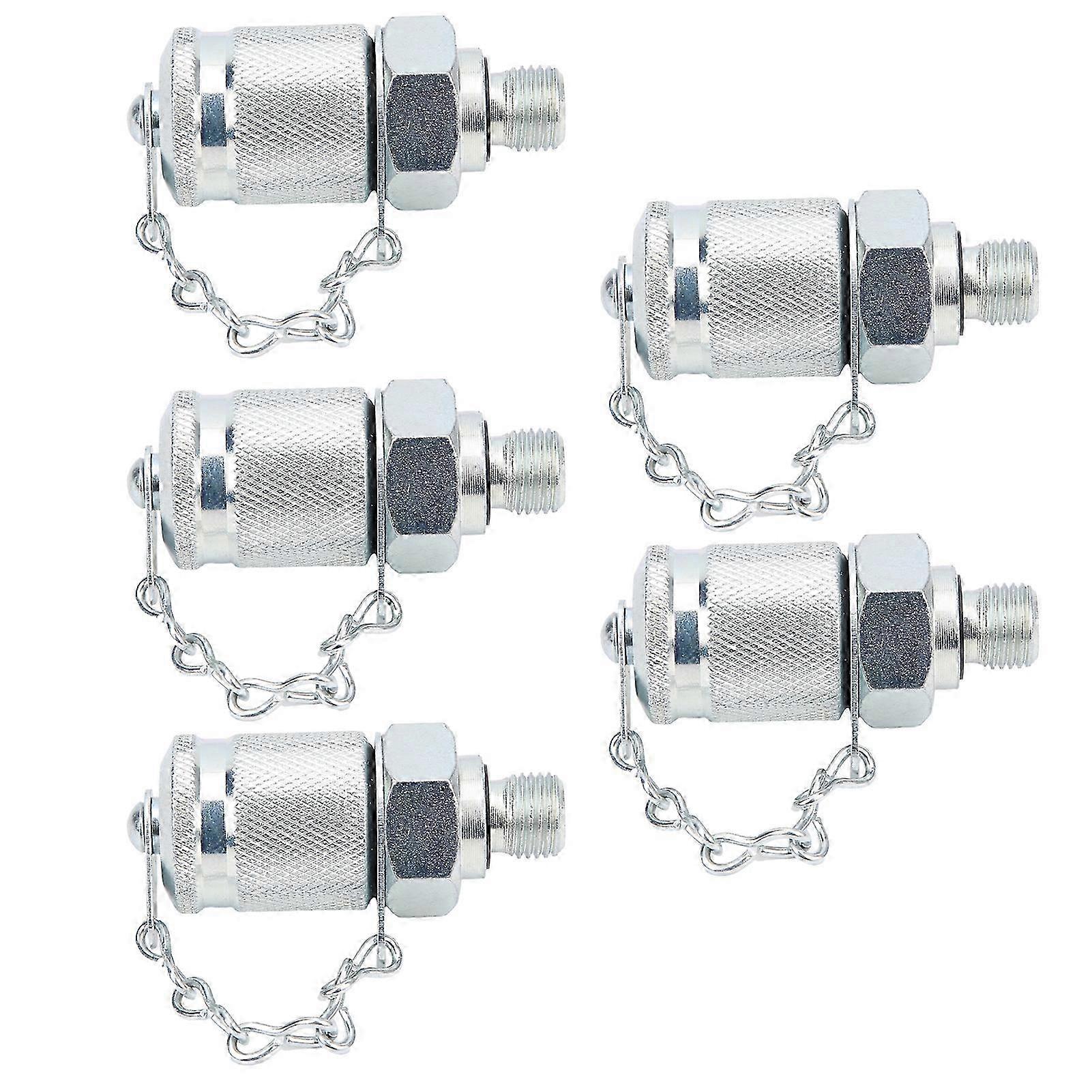 5-teiliger Hydraulikprüfadapter, Gewindeanschluss Für Druckmessung, Pt/pptm10 X 1 Kupplung, Steueranschluss, Prüfspitzen