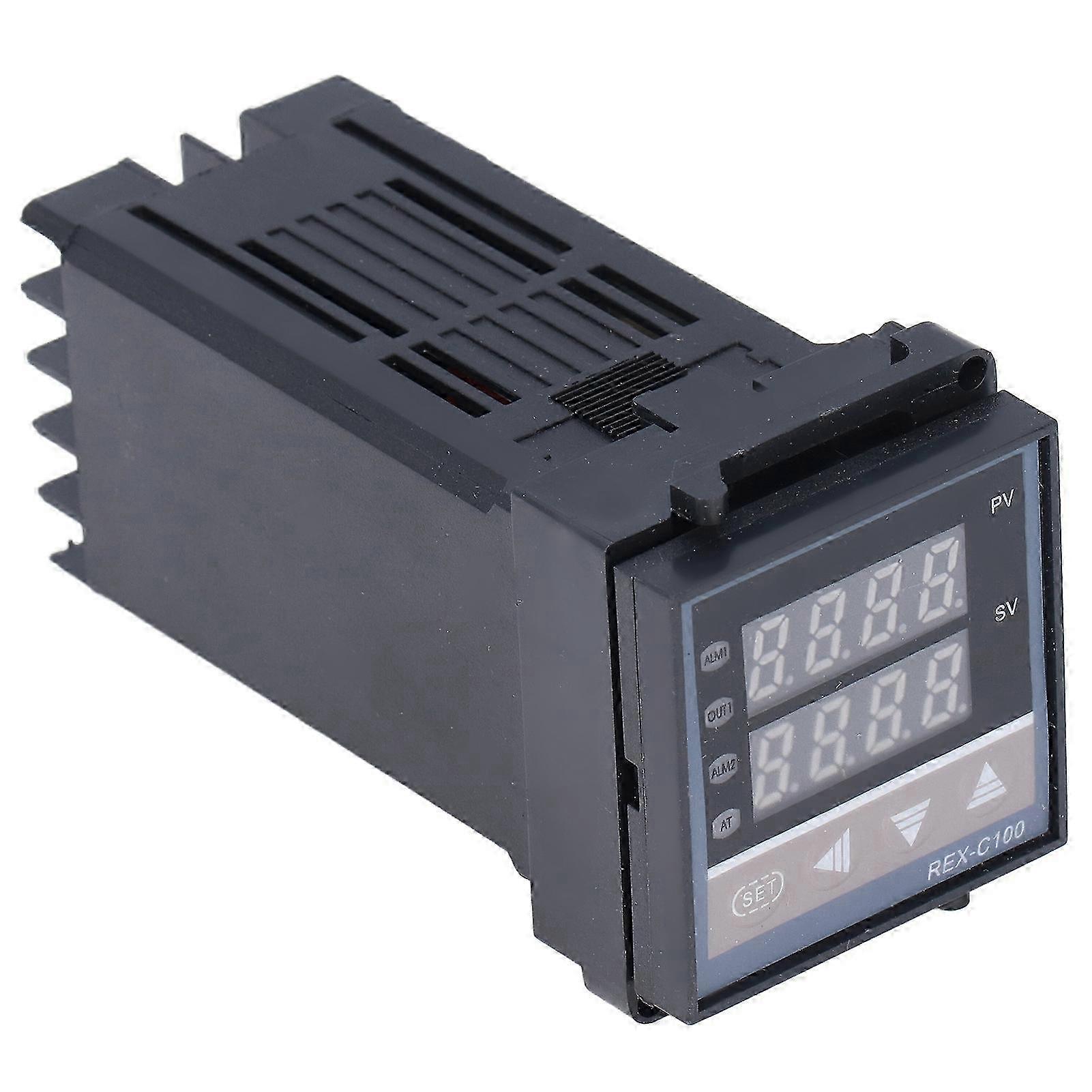 Rexc100fk02mxan Intelligenter Digitaler Pid-thermostat, Temperaturregler, Ac220v Digitalregler, Din-schienengehäuse, Hohe Genauigkeit