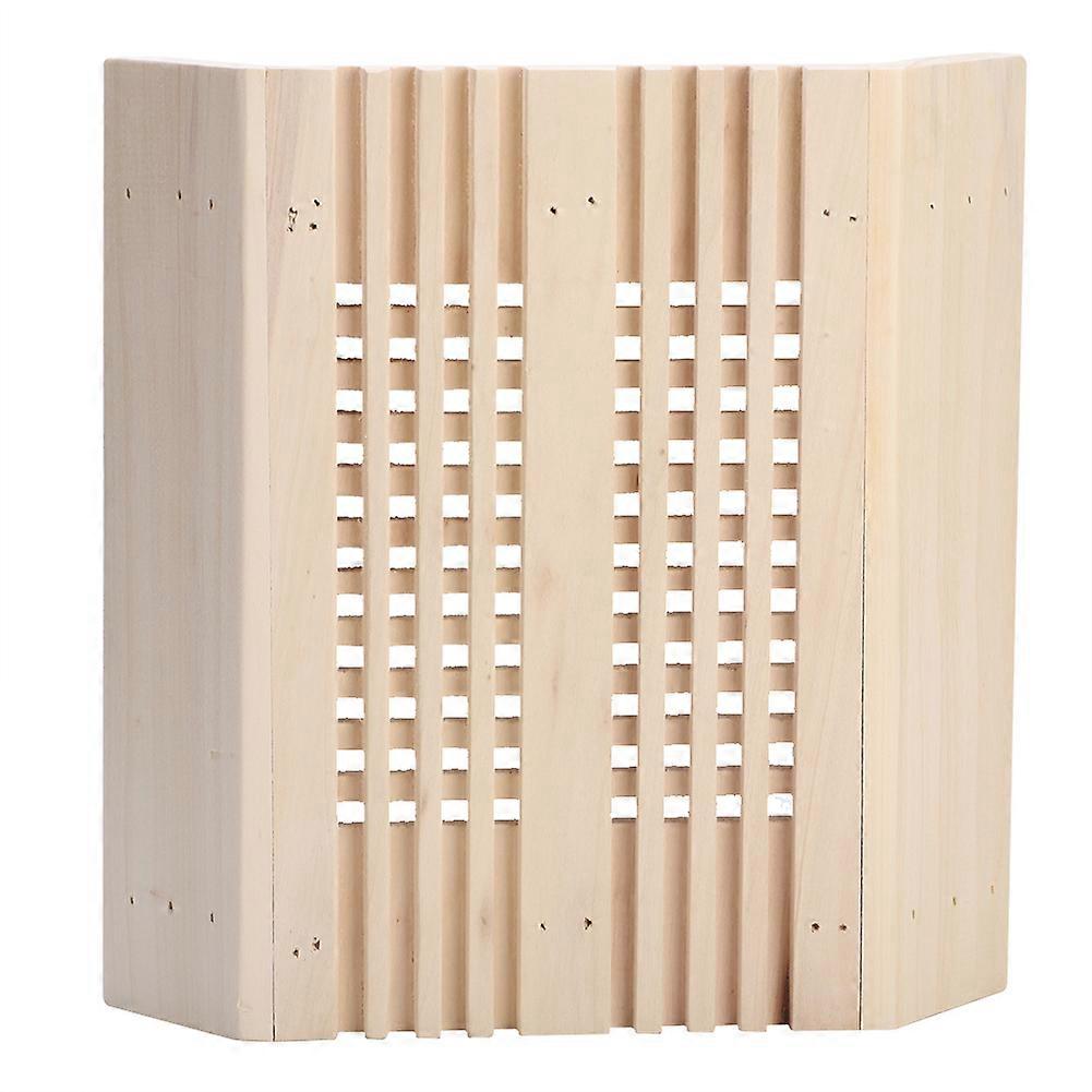 Quadratische Saunalampe Aus Holz Für Die Zimmerecke, Lampenschirm Und Abdeckung, Saunazubehör