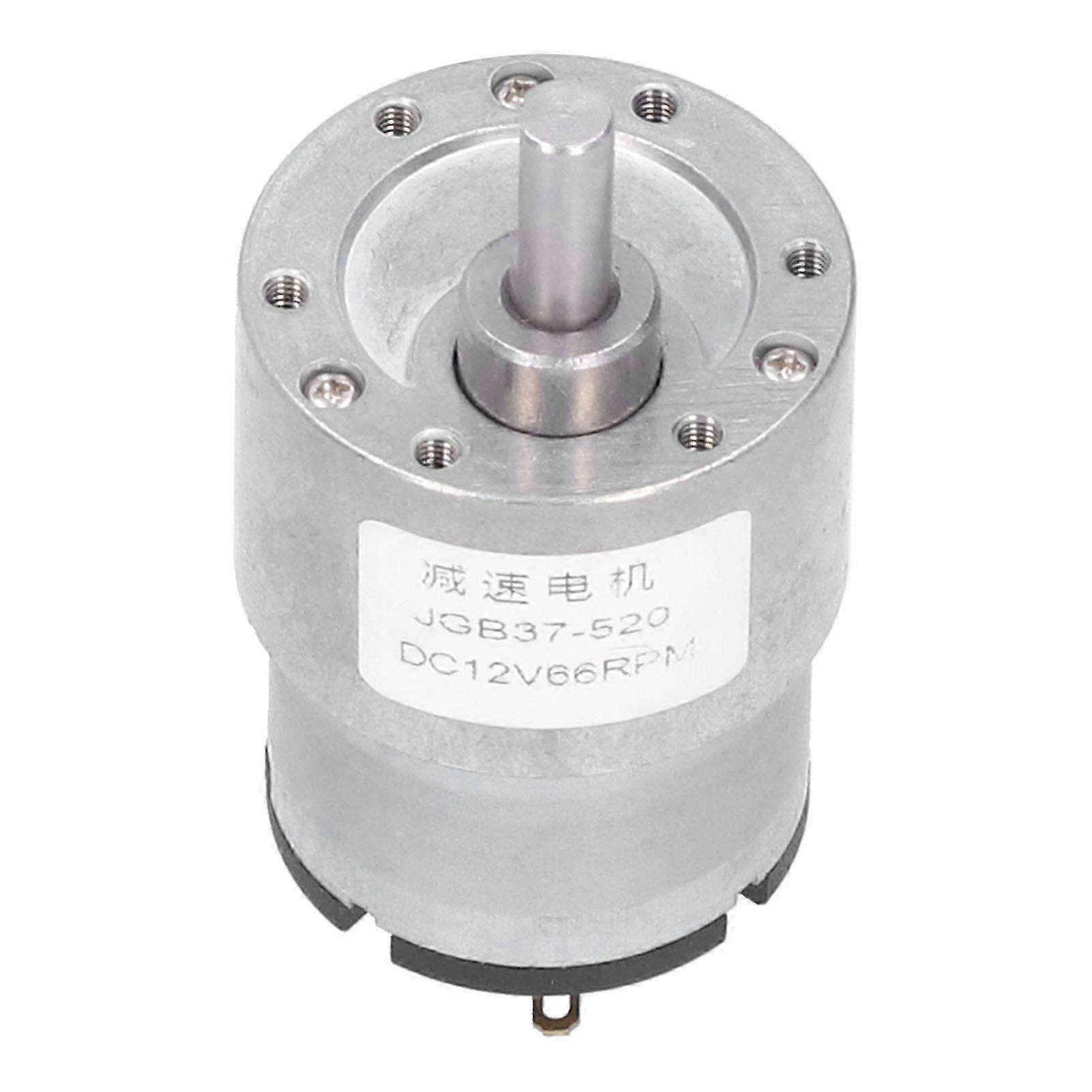 Jgb37520 12v Dc Selbsthemmender Schneckengetriebemotor, Kupfer-elektrokomponenten, 66 U/min Untersetzungsgetriebe, Hohe Präzision, Industrielle Anwendung