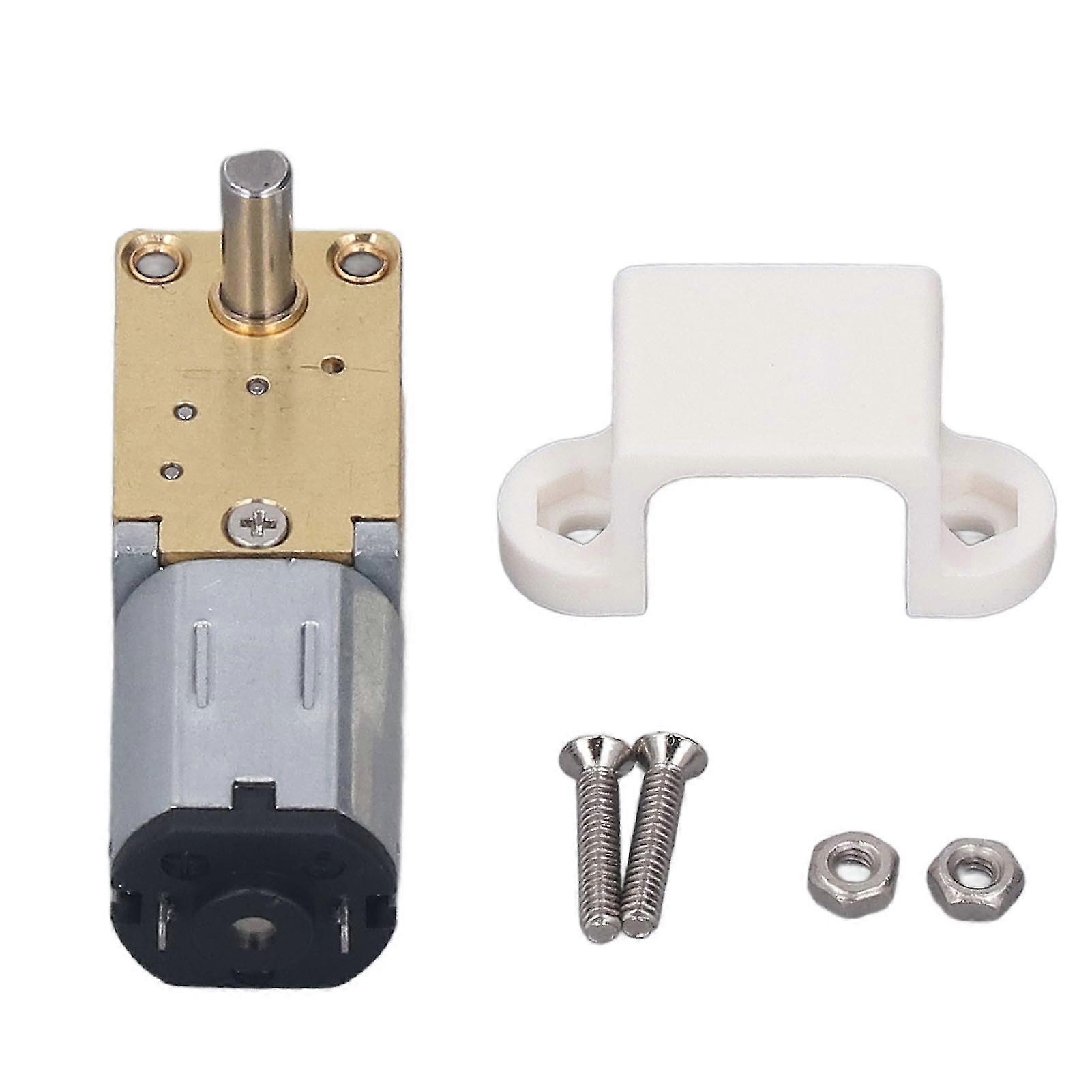 12v Gleichstrom-schneckengetriebemotor, Einwellig, Mikrobürstenmotor Mit Untersetzungsgetriebe, Fester Sitz Enthalten, Modell 1218-n20, 136 U/min, Übersetzung 1:118, Niedrige Drehzahl.
