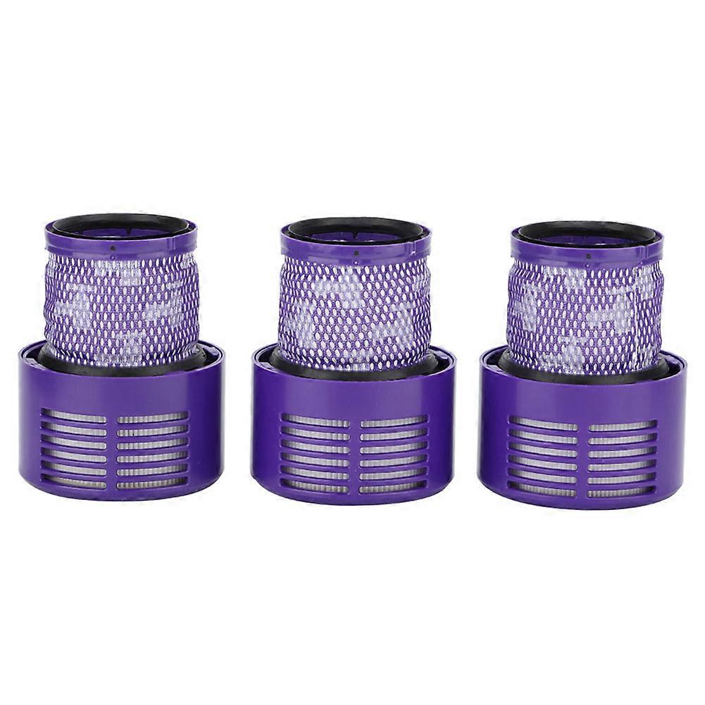 Set Mit 3 Ersatzfiltern Für V10 Staubsauger, Kompatibles Zubehör, Ersatzteile, Wartungsset Mit Schaumstoff Und Filz, Hohe Effizienz, Geeignet Für Die Haushaltsreinigung.