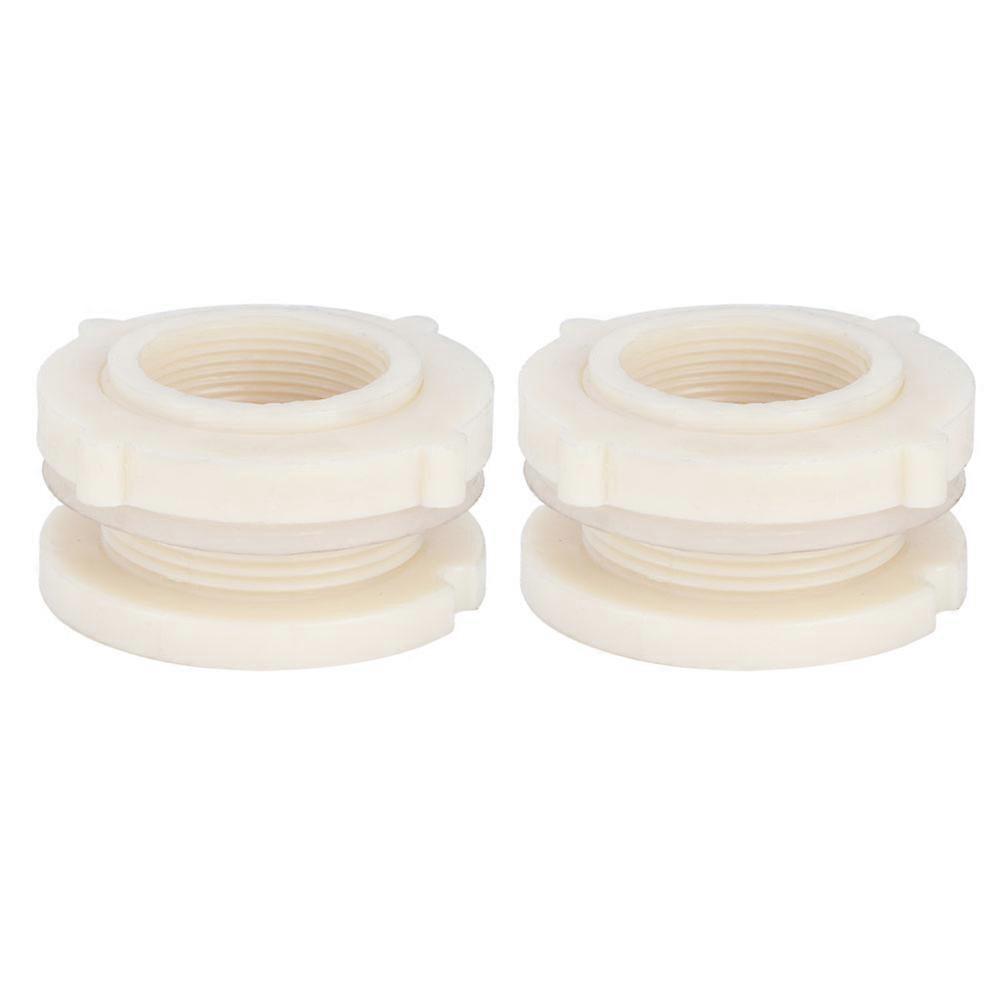 2 Stück G1-1/2 Dn40 Bohrverschraubung Für Wassertanks, Adapter Für Landwirtschaftliche Teiche, Aquarien Und Fischbecken