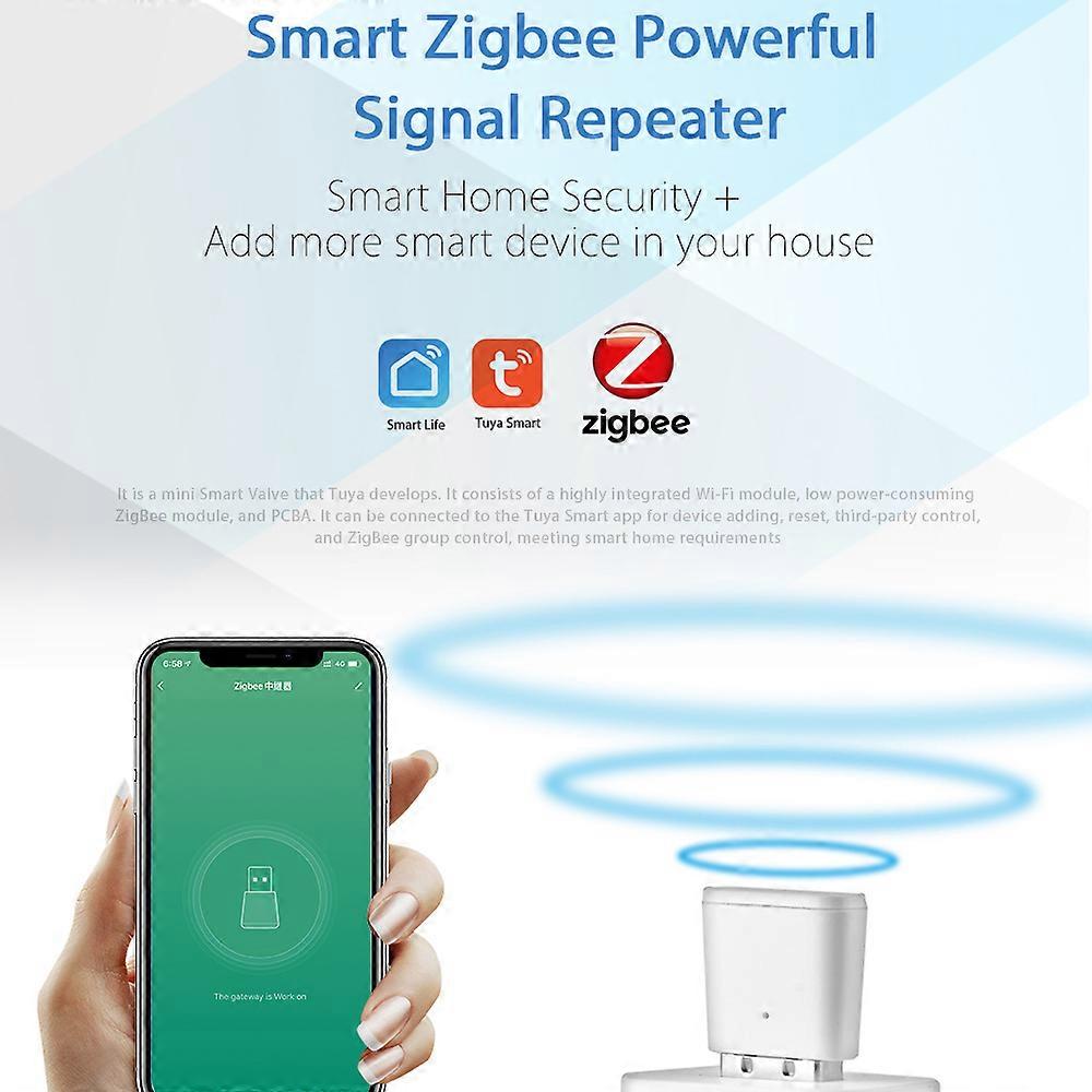 Tuya Smart Life Usb Zigbee Repeater Signalverstärker, Wlan-reichweitenverlängerer, Kompatibel Mit Alexa Und Smart-home-assistenten, Intensive Verbesserung Für Smart Homes