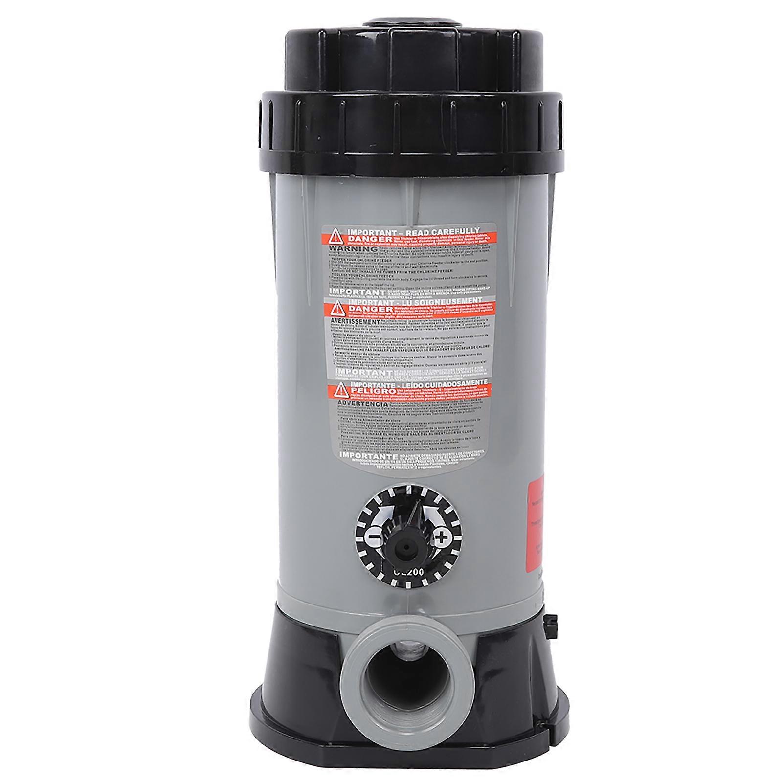 Automatischer Chlorspender Cl-200 Für Schwimmbäder, Chemikaliensterilisator, Desinfektionsgerät, Schwimmendes Wasseraufbereitungsgerät, Kompatibel Mit Whirlpools Und Becken.