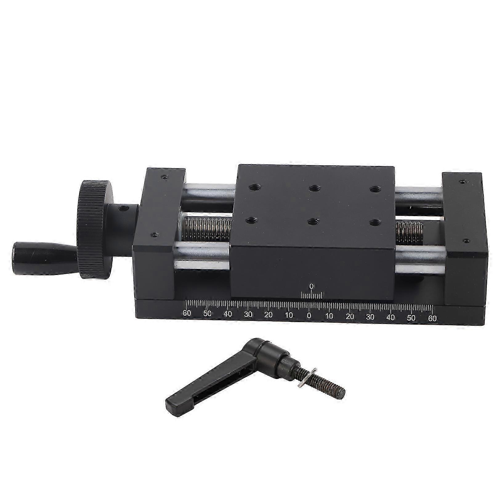 Linearschlitten Mit Kurbel, Präzisionsplattform Mit Skala, 50 Mm Hub, Modell Spxkst80-50