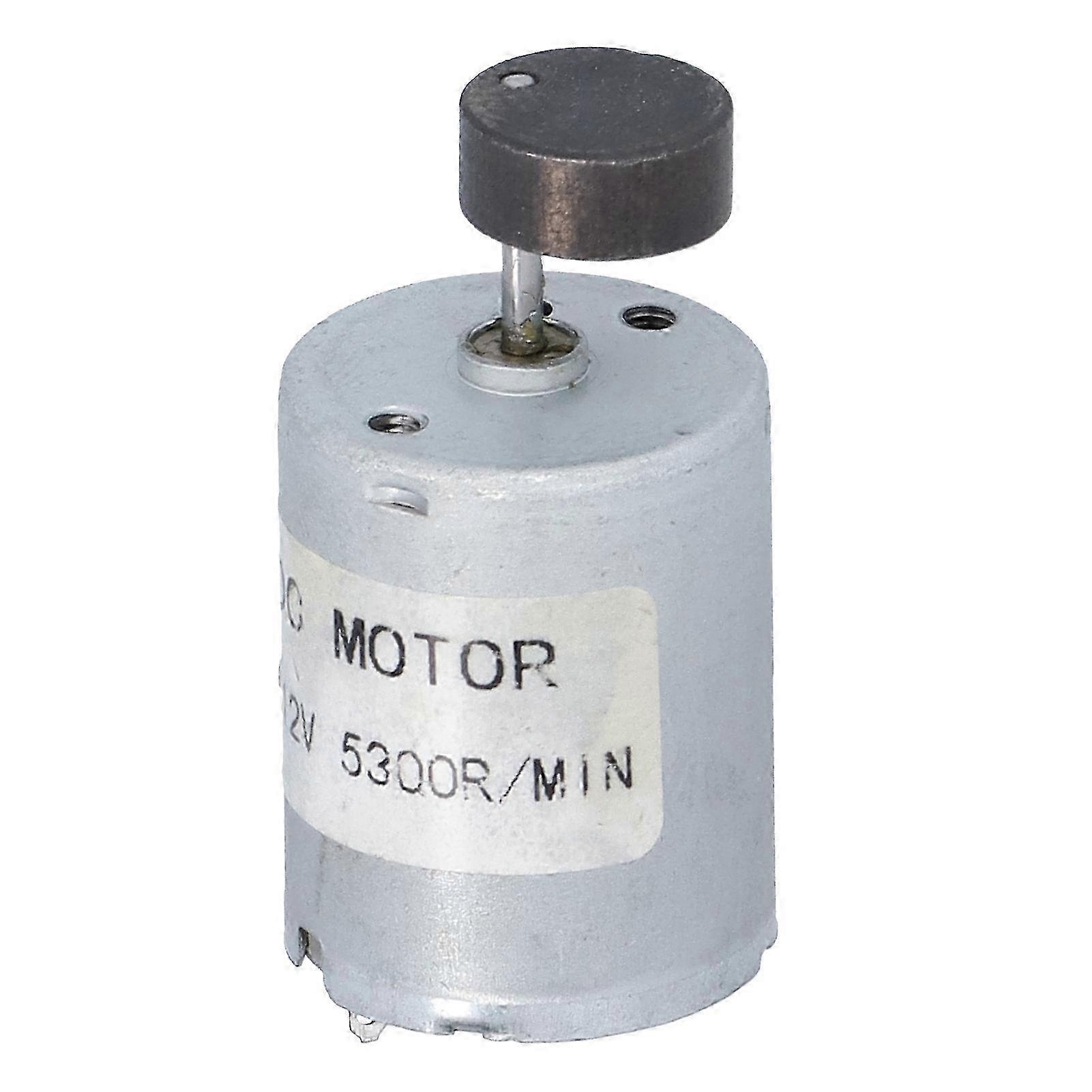 12v Gleichstrommotor Mit Drehzahlreduzierer, 13x6mm Exzenterrad, 5300 U/min, Vibrationsantriebsteil Für Heimwerker Und Automatisierung.