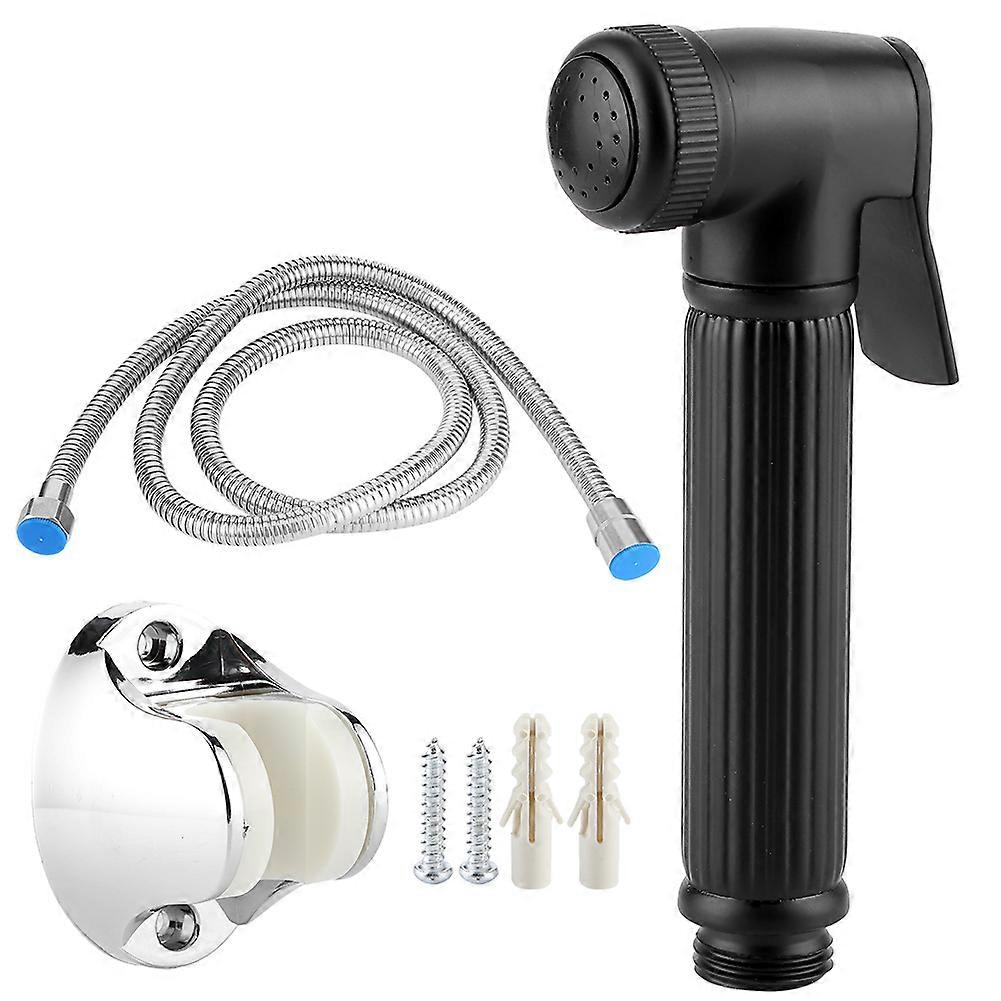 Tragbares Bidet-duschset Mit Schlauch Und Halterung – Toiletten-sprühpistole Aus Kupfer, G1/2-gewinde, Badezimmerzubehör, Komplettset Für Die Intimhygiene