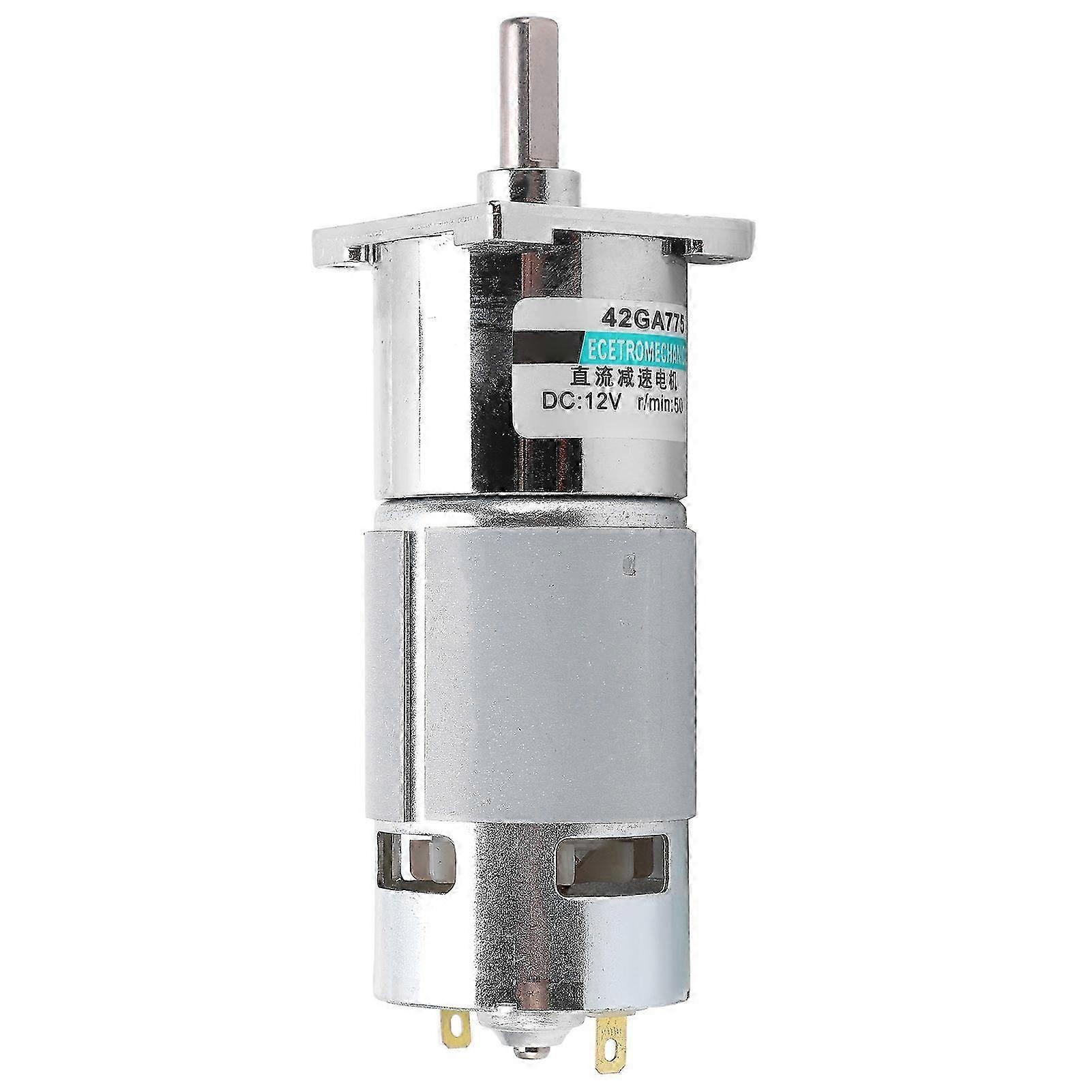 12-v-gleichstrom-getriebemotor Xd-42ga775, 50 U/min, Permanentmagnet, Für Die Automatisierte Industrie, Niedrige Drehzahl, Reversibel (im Uhrzeigersinn/gegen Den Uhrzeigersinn), Mini-getriebemotor