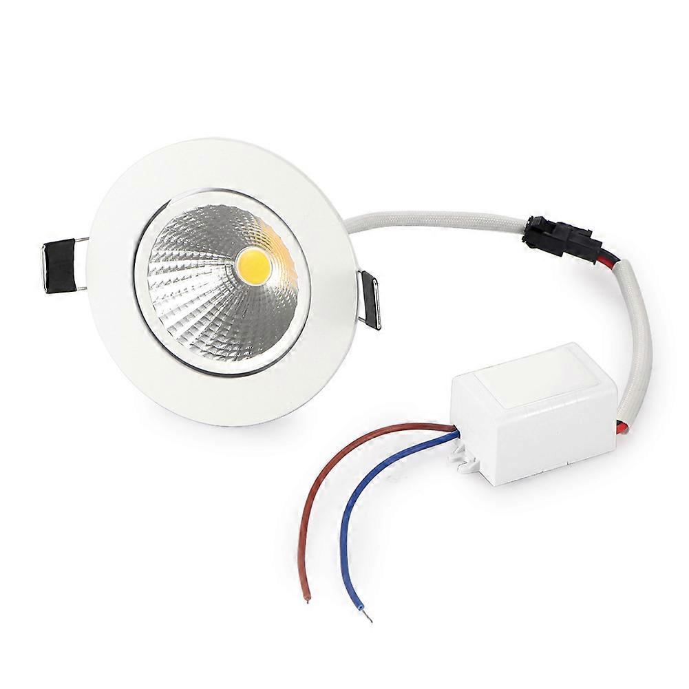 Einbau-led-strahler Mit Cob-technologie, Aluminium, 69 Mm, Design-deckenleuchte, Dekorative Innenbeleuchtung, Einbaulampe