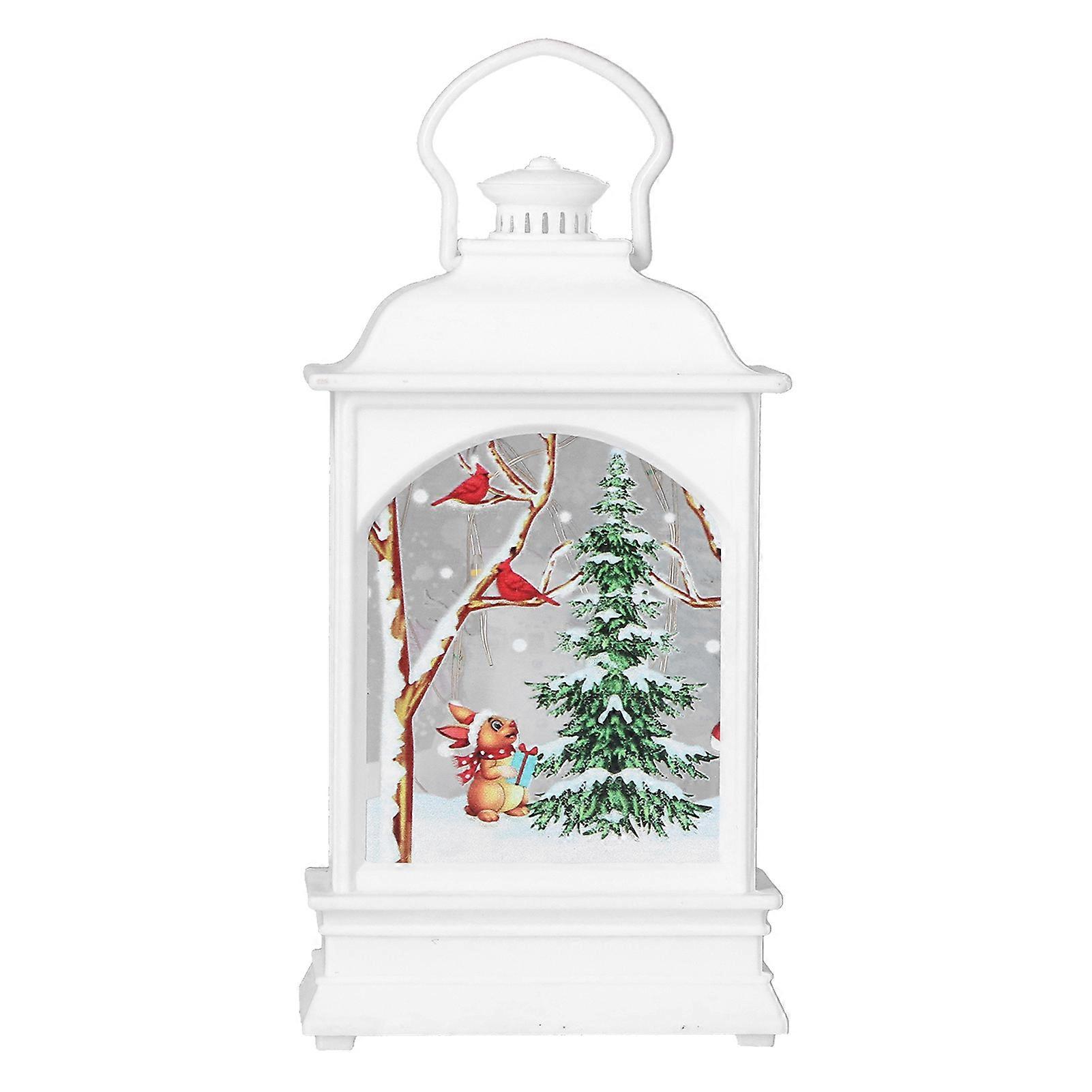 Tragbare Led-weihnachtslaterne, Dekorative Tischlampe Für Zuhause, Kindergeschenk