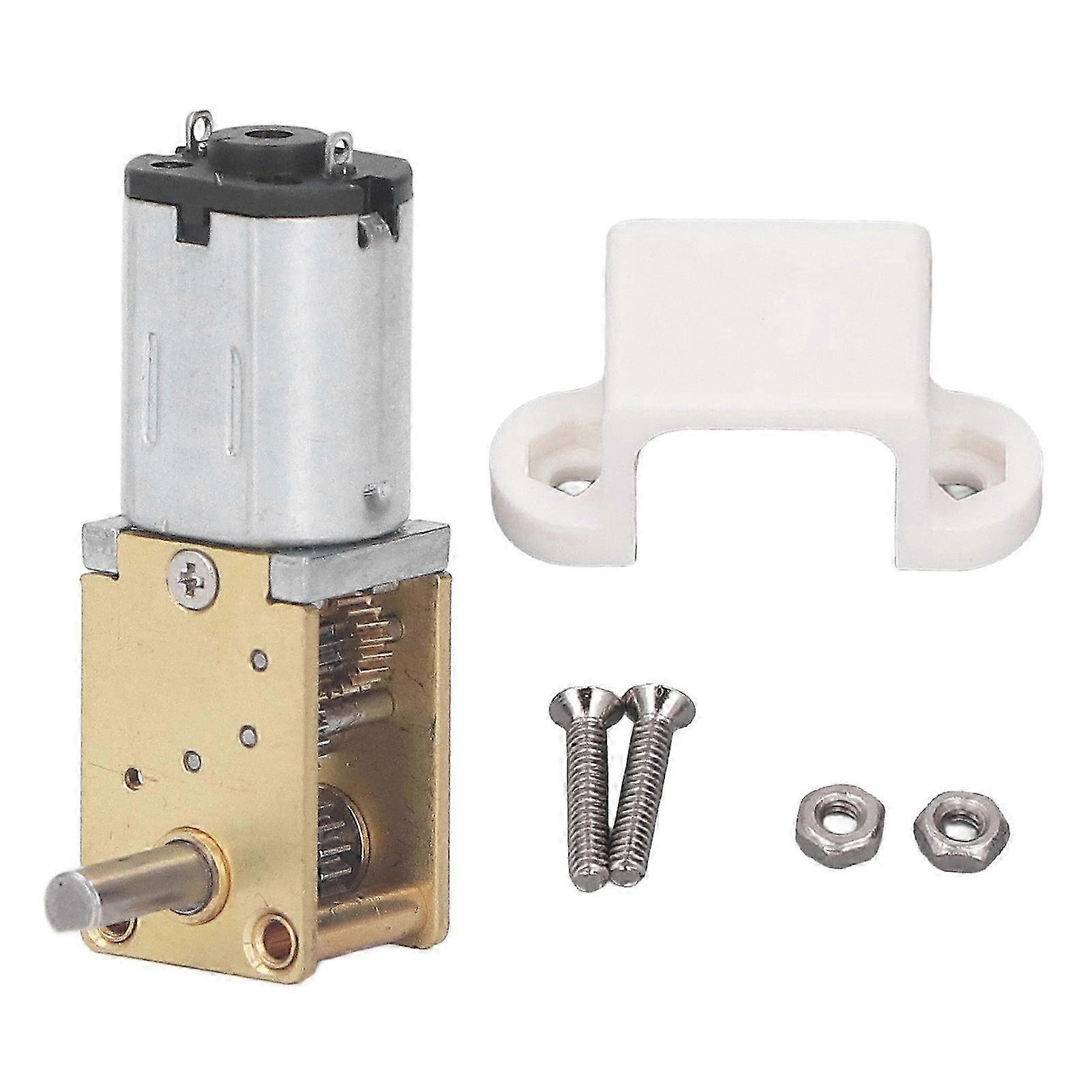 3-v-gleichstrom-turbogetriebemotor, Mikrobürsten-getriebemotor, Einwellenmotor, 15 U/min, Mit Fester Halterung, Integriertem Untersetzungsgetriebe