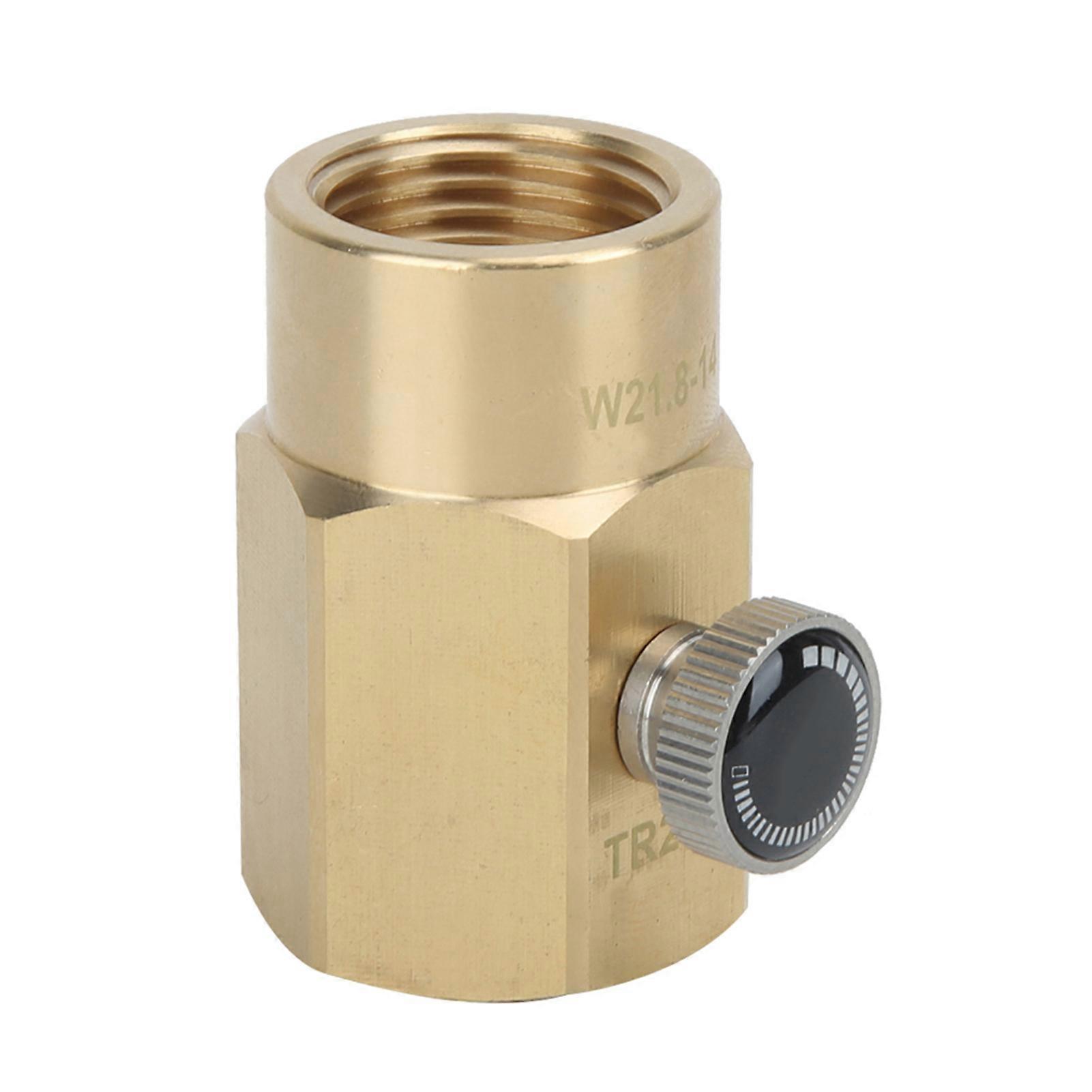 Mini-messing-sprudelwasserventil-adapter G1/2 Auf W21.8-14 Für Sodastream, Gewindeanschluss, Ersatzverbinder, Kompatibles Zubehör, Sodahahn, Ersatzteil, Männlich-weibliche Verschraubung, Messing-set,