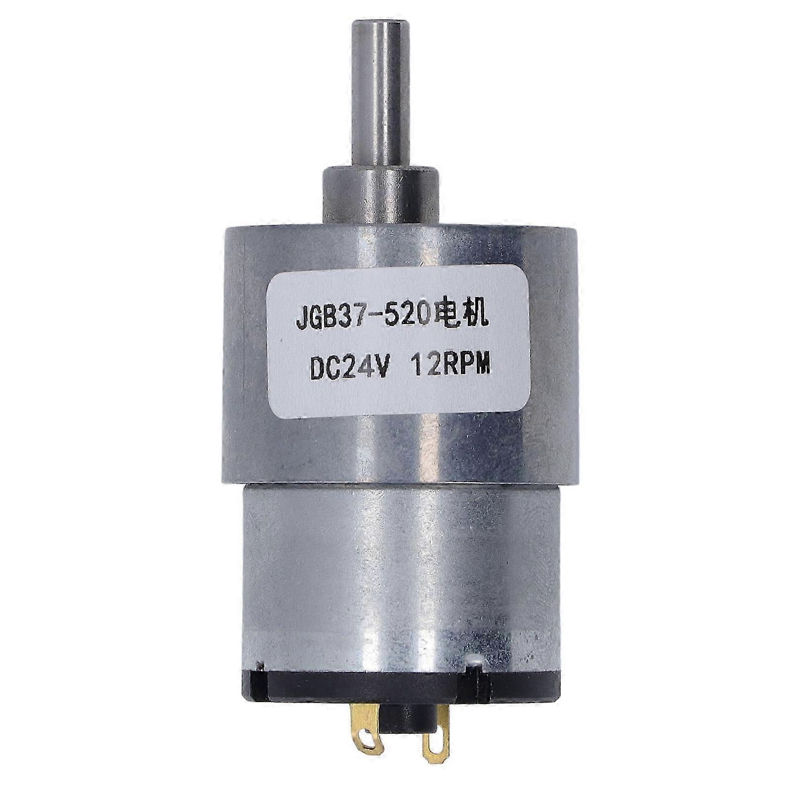 24v 12rpm Gleichstrom-getriebemotor Mit Hall-encoder, Gehäuse Aus Aluminium Und Messing, Hochleistungslager, Stabile Kraftübertragung Und Drehzahlreduzierung, Hohe Zuverlässigkeit.