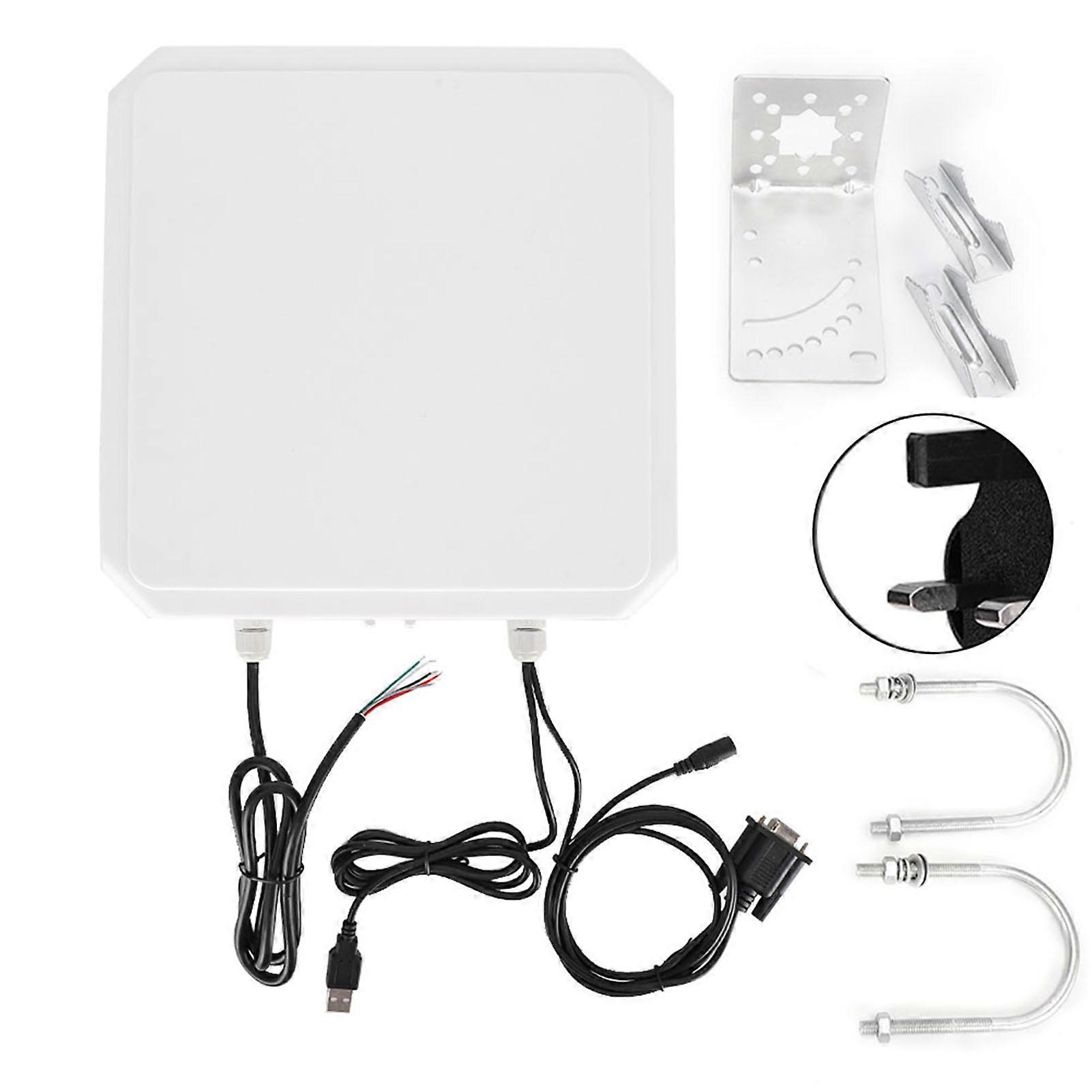 Wasserdichter Uhf-rfid-leser Mit Einer Reichweite Von 10 M Für Die Parkplatzzugangskontrolle, Parkraummanagementsysteme Und Kontaktloses Kartenlesen.