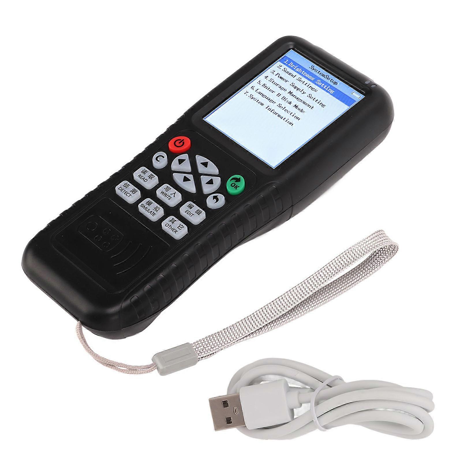 Tragbarer 125–500 Khz Id-smartcard-kopierer, Lese-/schreibgerät Für Türzugangskontrolle, Rfid-ausweiskloner
