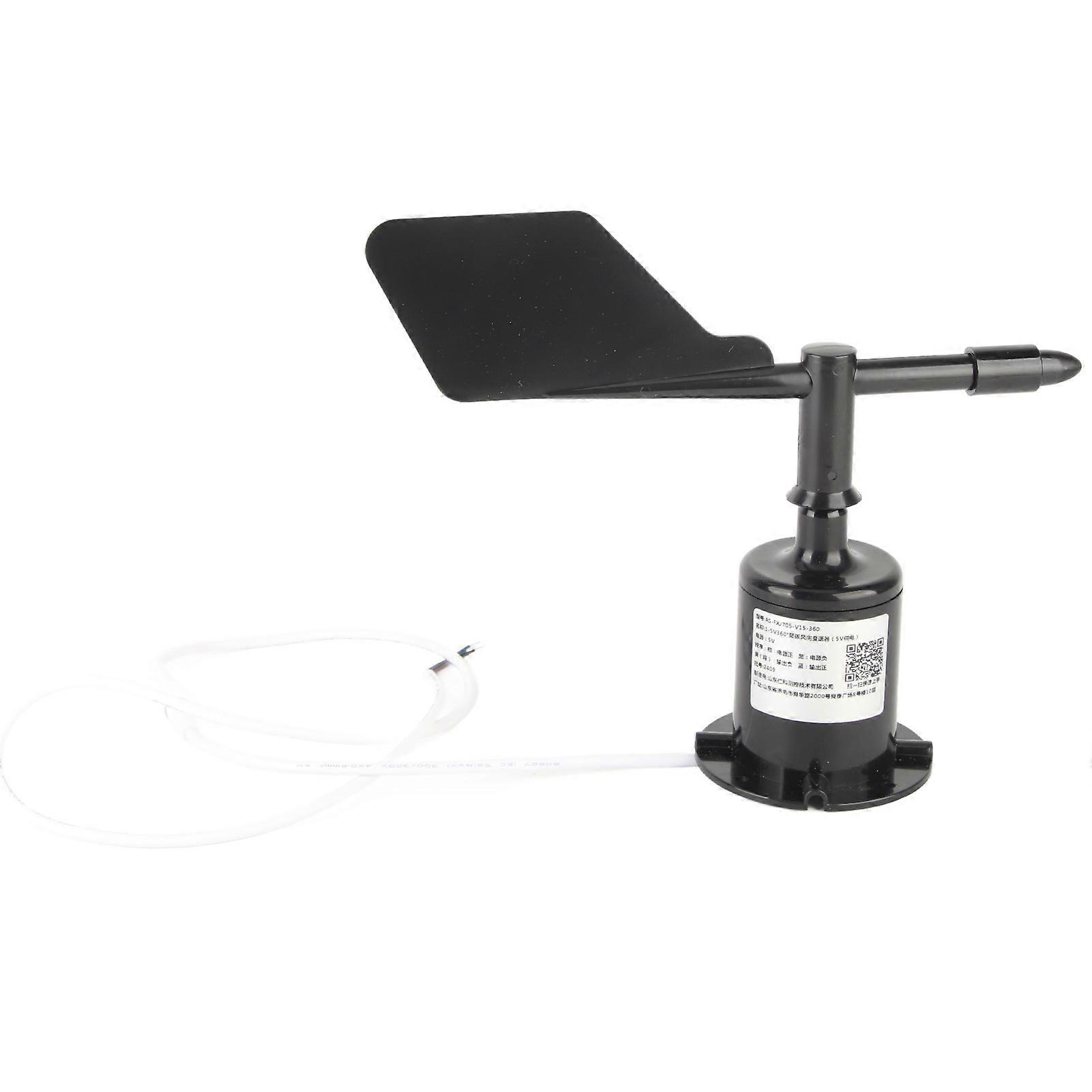360° Windgeschwindigkeits-anemometer, Richtungssensor Für Außenwetterstationen, Präzises Messinstrument, Kompatibel Mit Umgebungs-wettersystemen.