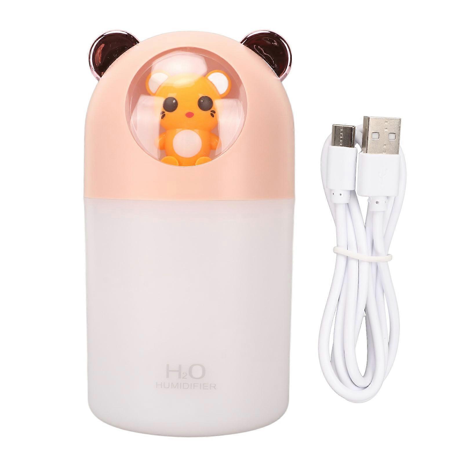280-ml-usb-luftbefeuchter, 2 Sprühmodi, Leise (25 Db), Farbiges Nachtlicht Für Schlafzimmer, Büro Und Zuhause