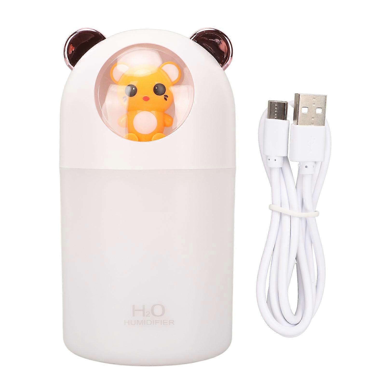 280-ml-usb-luftbefeuchter Mit 2 Sprühmodi, Leisem Betrieb (25 Db) Und Mehrfarbigem Nachtlicht Für Schlafzimmer, Büro Und Zuhause