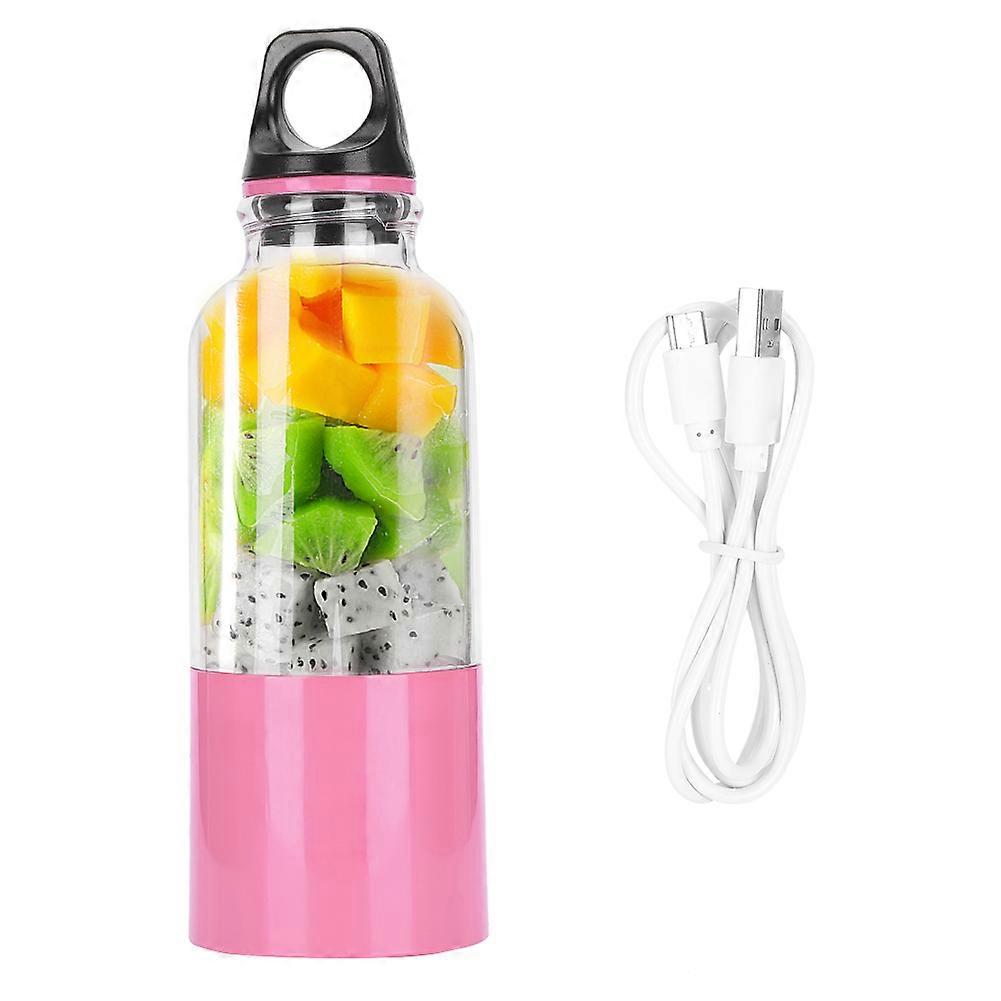 Tragbarer 500-ml-entsafter, Usb-wiederaufladbarer Automatischer Mixer Für Obst Und Gemüse, Multifunktionaler Elektrischer Becher Für Smoothies Und Cocktails, Tragbarer Entsafter, Praktisches Kabellose