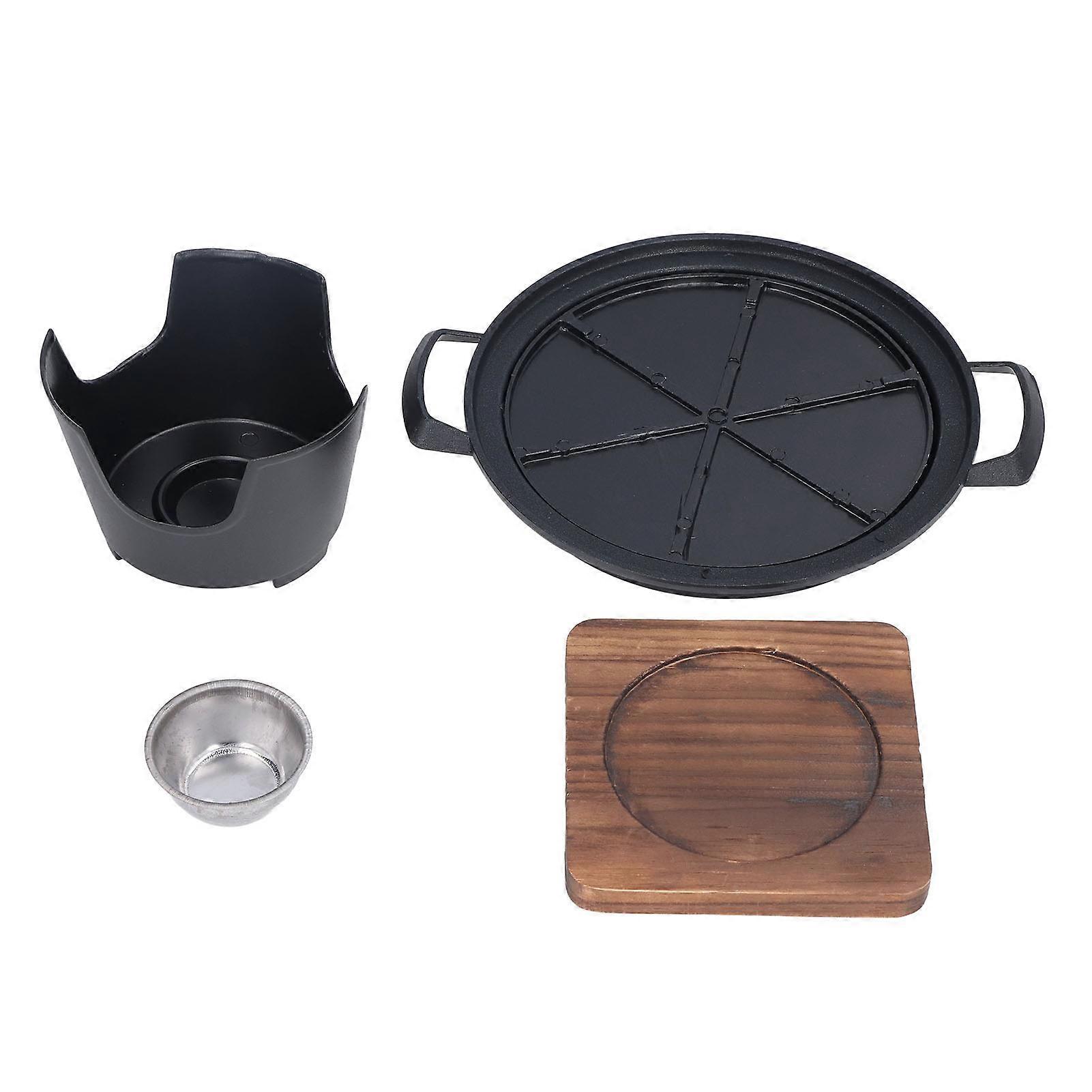 Tragbarer Tischgrill Aus Aluminiumguss, Kleiner Campingkocher Für Picknicks Und Treffen Mit Freunden.