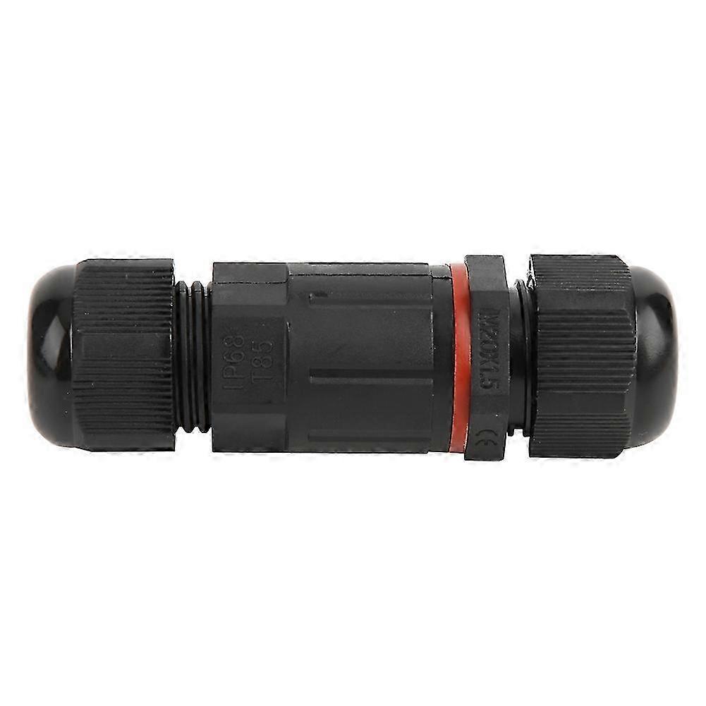 Ip68 Wasserdichter Stecker Für 3-adriges Kabel, Gerade Außenanschlussdose, Direktdurchführung, Wetterfest