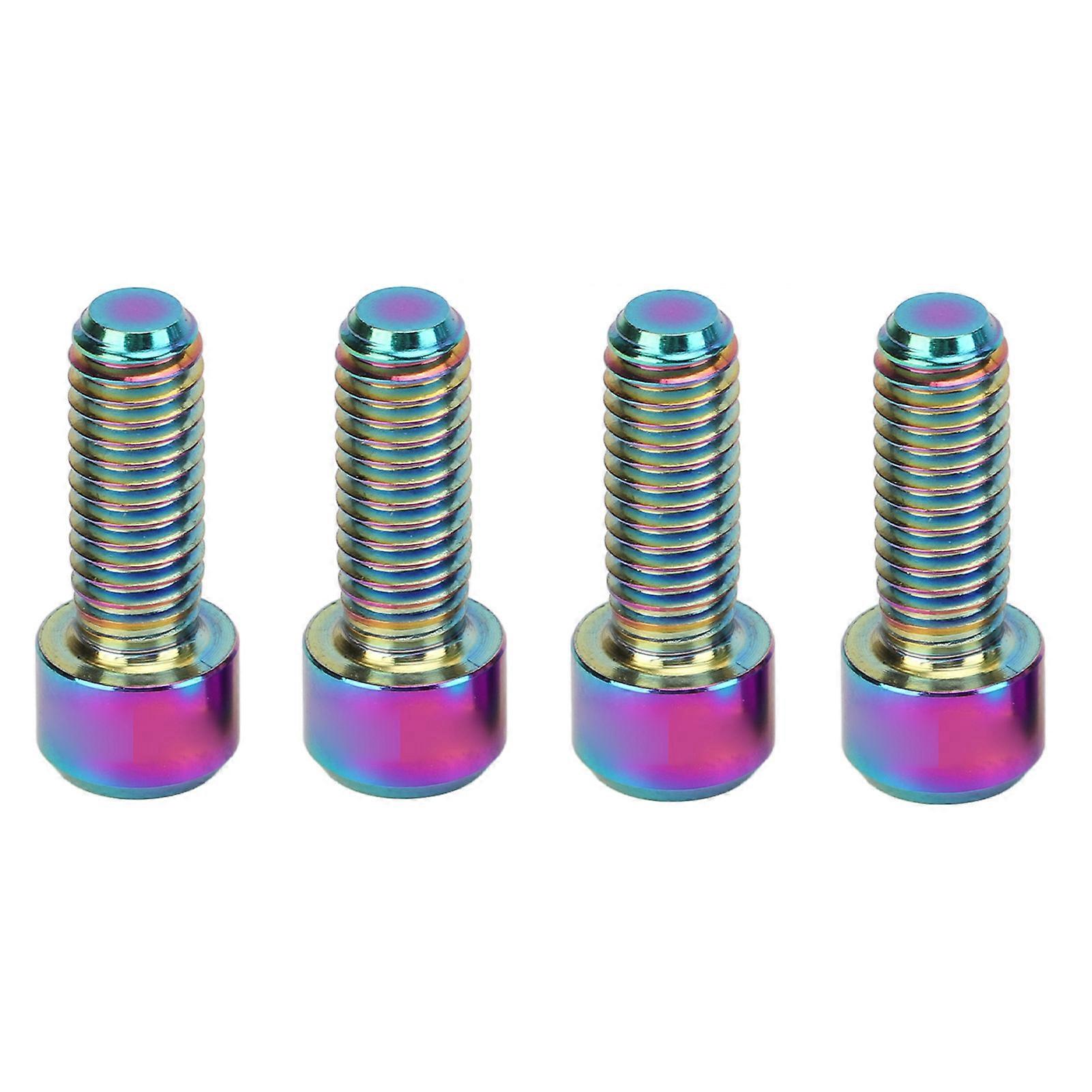 Titan-m6-16-mm-mtb-scheibenbremsschrauben – 4er-set Befestigungsschrauben Für Fahrradbremssättel, Hochfestes Fahrradzubehör