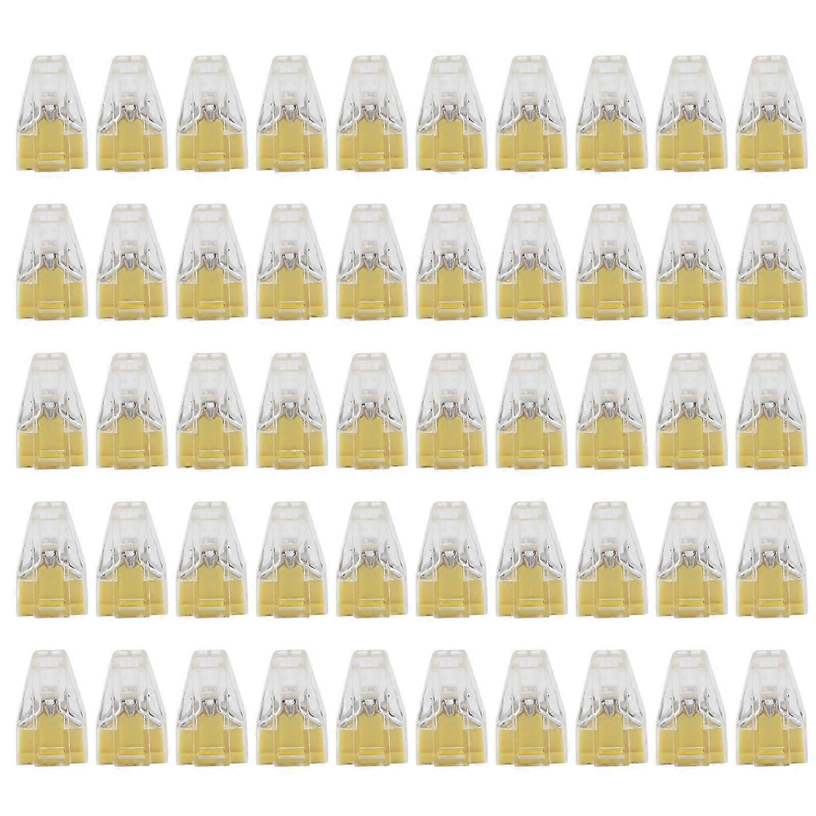 50-teiliges Schnellverbinder-set, Pct-102 Drahtschieber Ohne Verdrehen, Kabelanschlussdose, Sofortverbindungsset