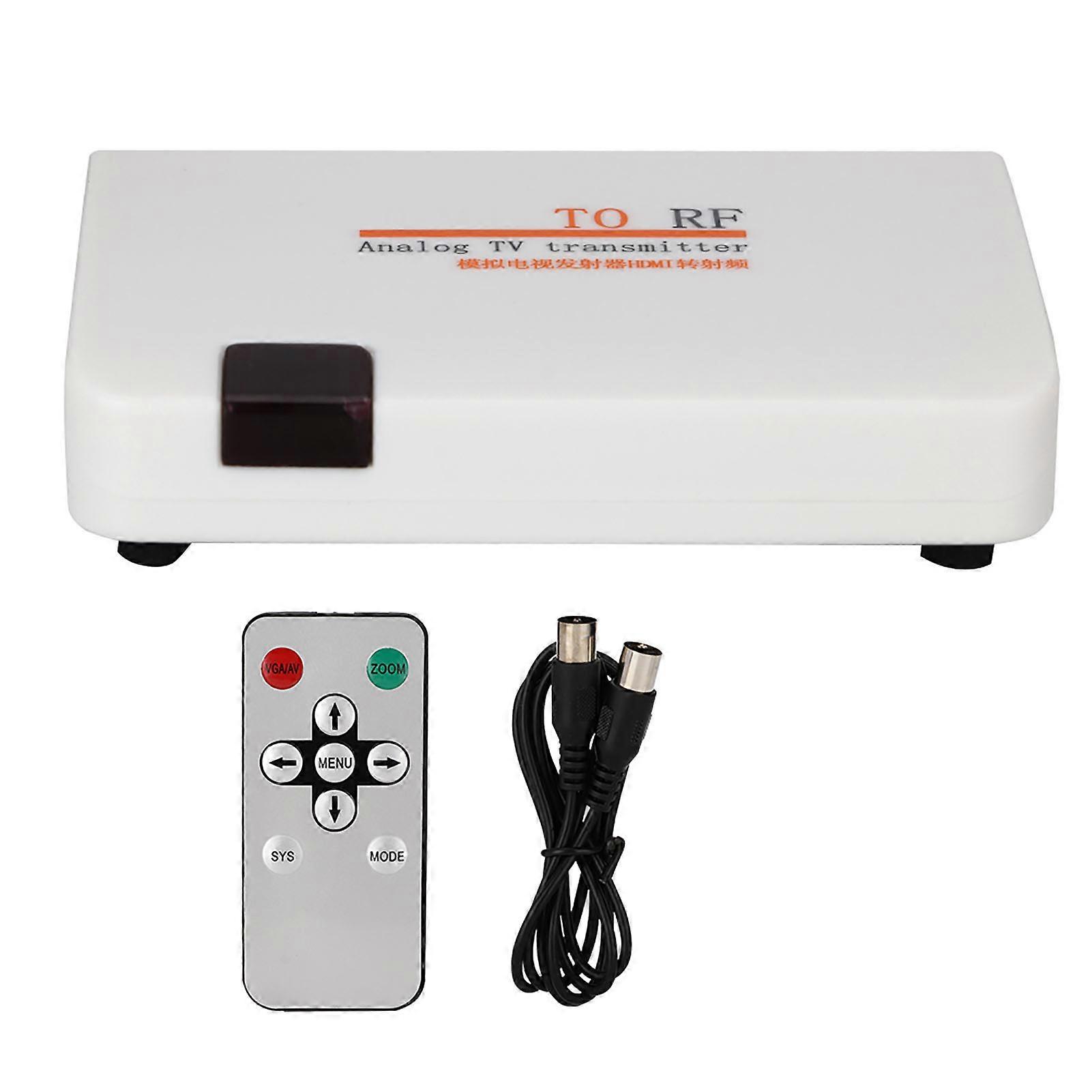 Hdmi-zu-rf-koaxial-konverter, Videosignalbox-adapter, Unterstützt 480i Bis 1080p, Pal/ntsc-kompatibel, Tv-antennenausgang, Multistandard-auflösung