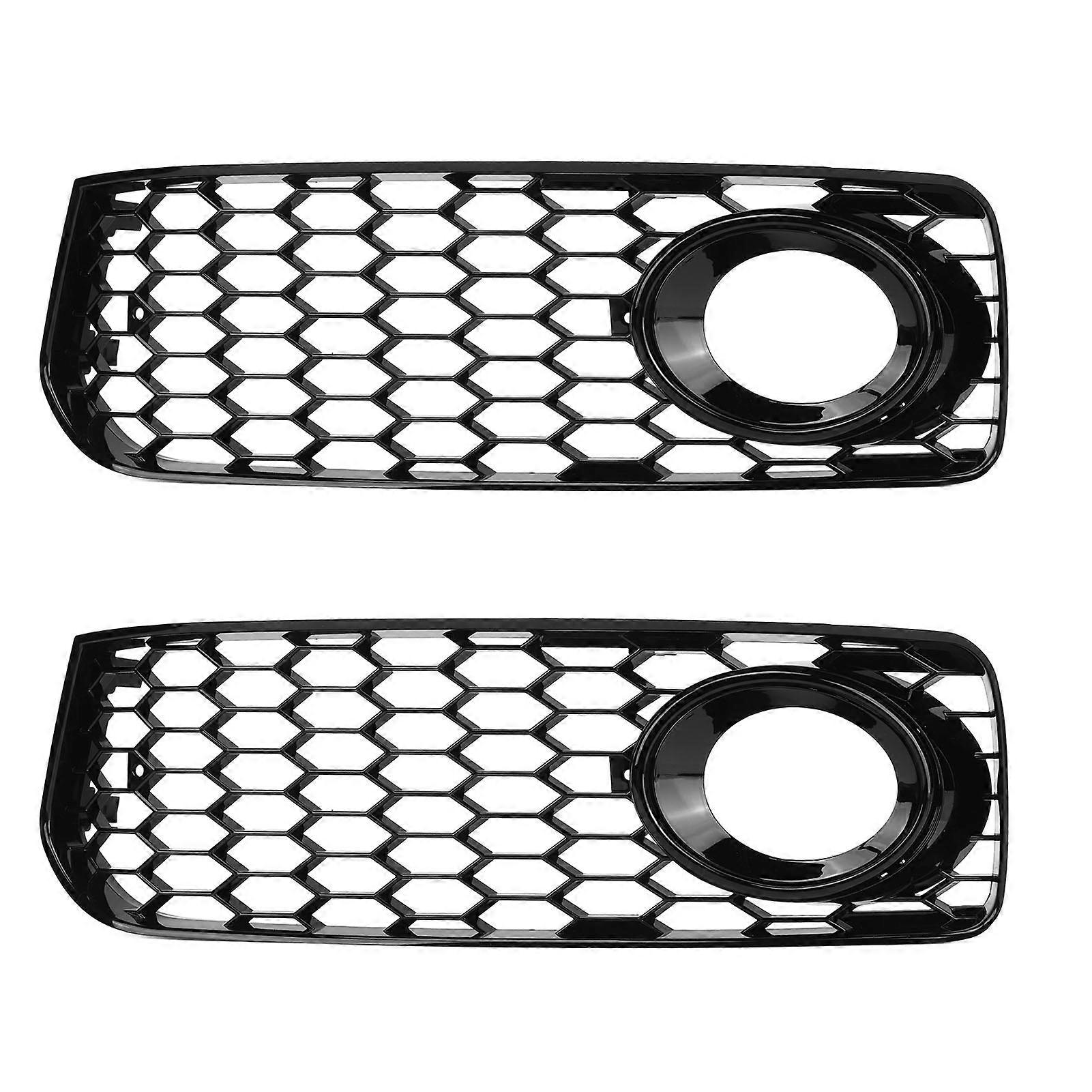 2 Stück Nebelscheinwerfergitter Links Und Rechts, Verchromt, Hochfest, 8t0807681b, Kompatibel Mit A5 S5 Phase 1