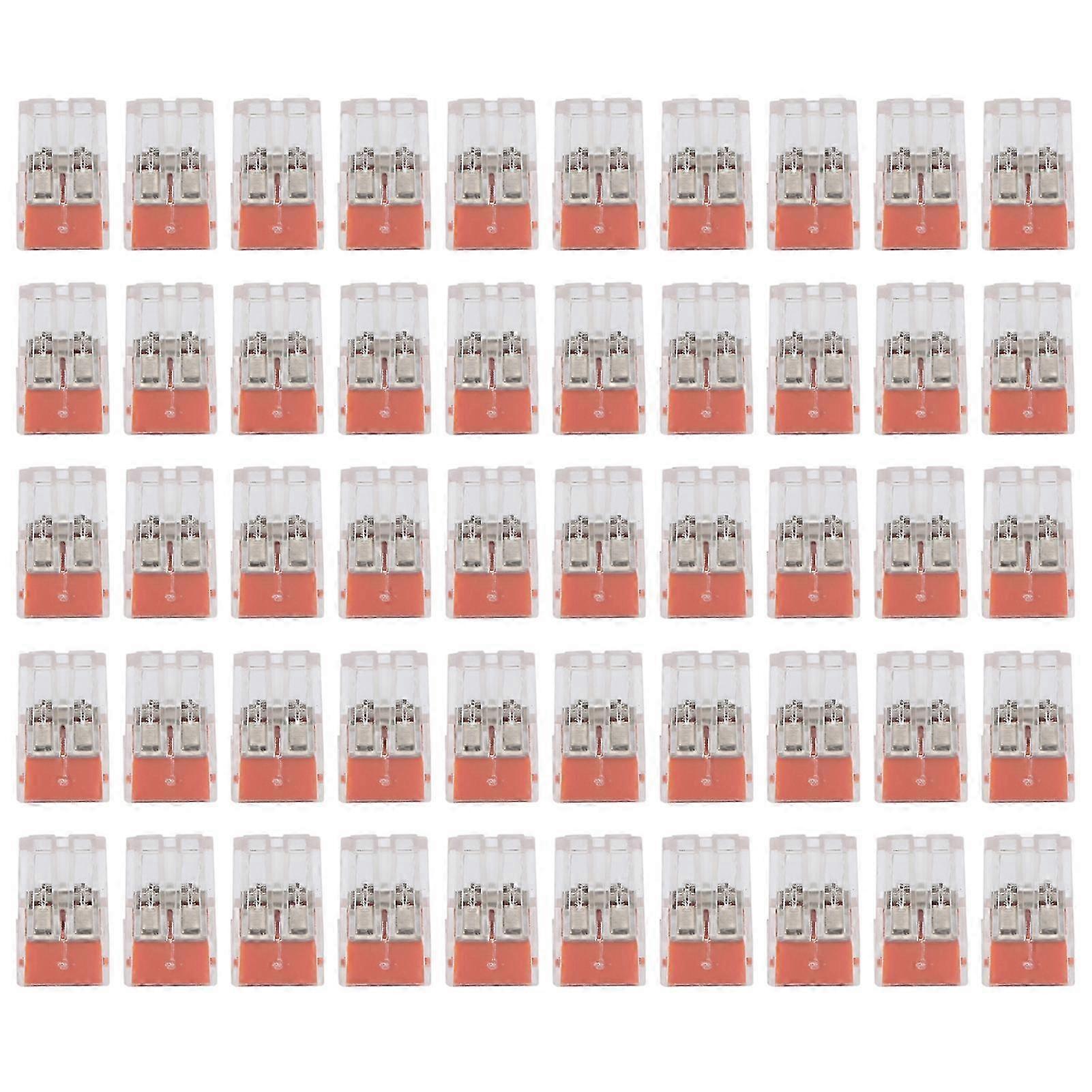 50-teiliges Schnellverbinder-set, Pct-104 Push-in-anschlussdose, Kabelverbinder Ohne Verdrehen, Push-in-anschlussklemmen-set Für Drahtverbindungen.