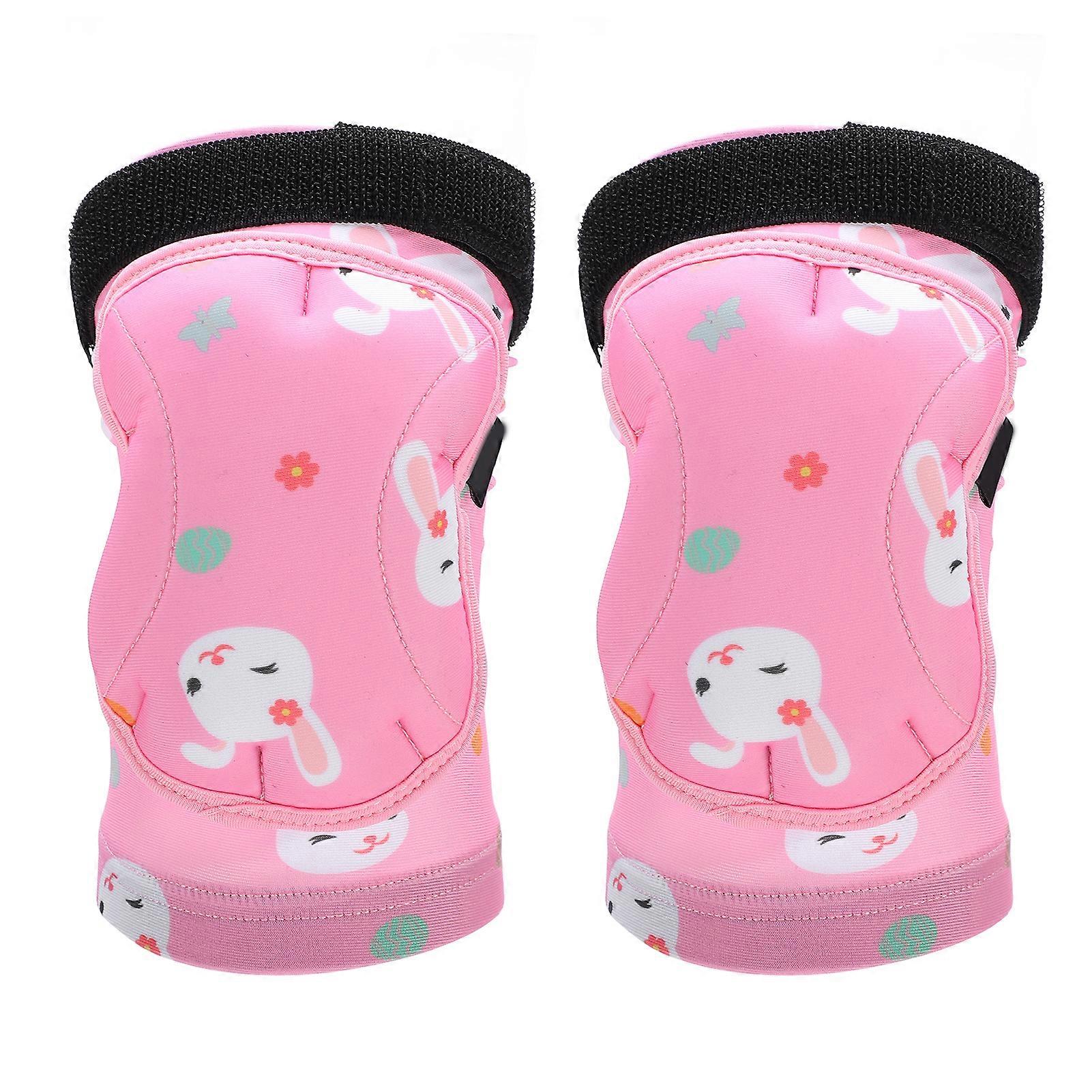 Propro Kinder-knieschoner Aus Weichem Eva - Innovativer Schutz Für Inlineskaten, Radfahren Und Outdoor-sportarten (pink, Größe Xs)