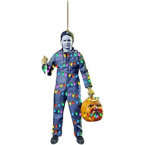 Halloween-dekoration, Anhänger Mit Horrorfilm-figur, Auto-rückspiegel-flaches Accessoire, Partyzubehör