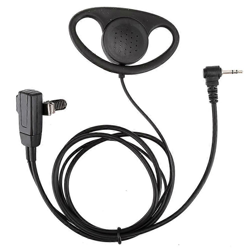 2 Stück D-förmiges 1-pin-headset Mit Ptt-mikrofon Für Motorola Walkie-talkies, Zubehör Für Zweiwegfunkgeräte