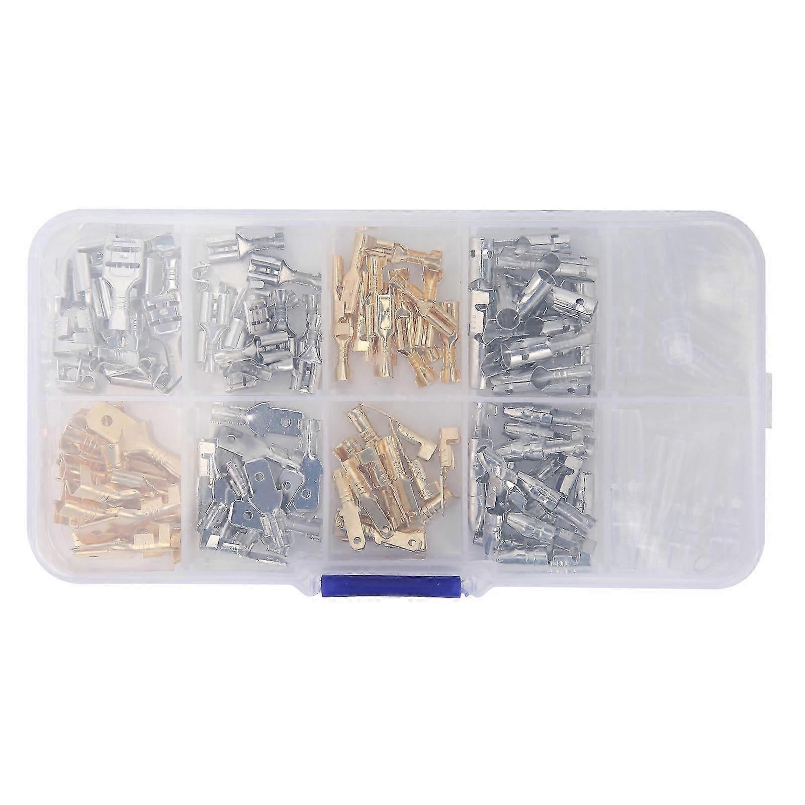 150 Stück Isolierte Elektrische Steckverbinder (stecker Und Buchsen) 2,8/4,8/6,3/4 Mm Industrie-set
