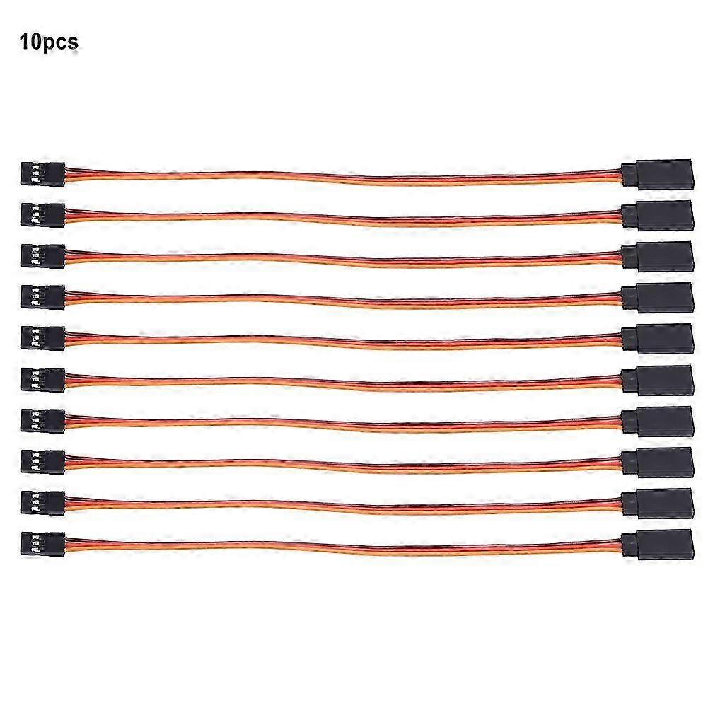 10 Stück 500 Mm Jr Servo-verlängerungskabel (stecker/buchse) Für Futaba Rc