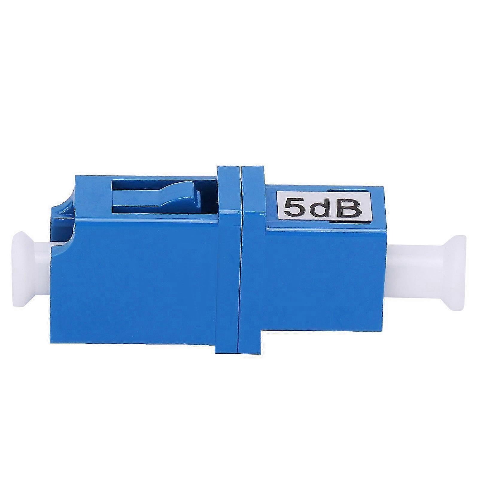 Lc/upc-5db Dämpfungsadapter, Singlemode-glasfaserkoppler, Buchse-buchse-steckverbinder, Flansch-lichtwellenleiterstecker, 5 Db Dämpfung, Ftth-kompatibel.